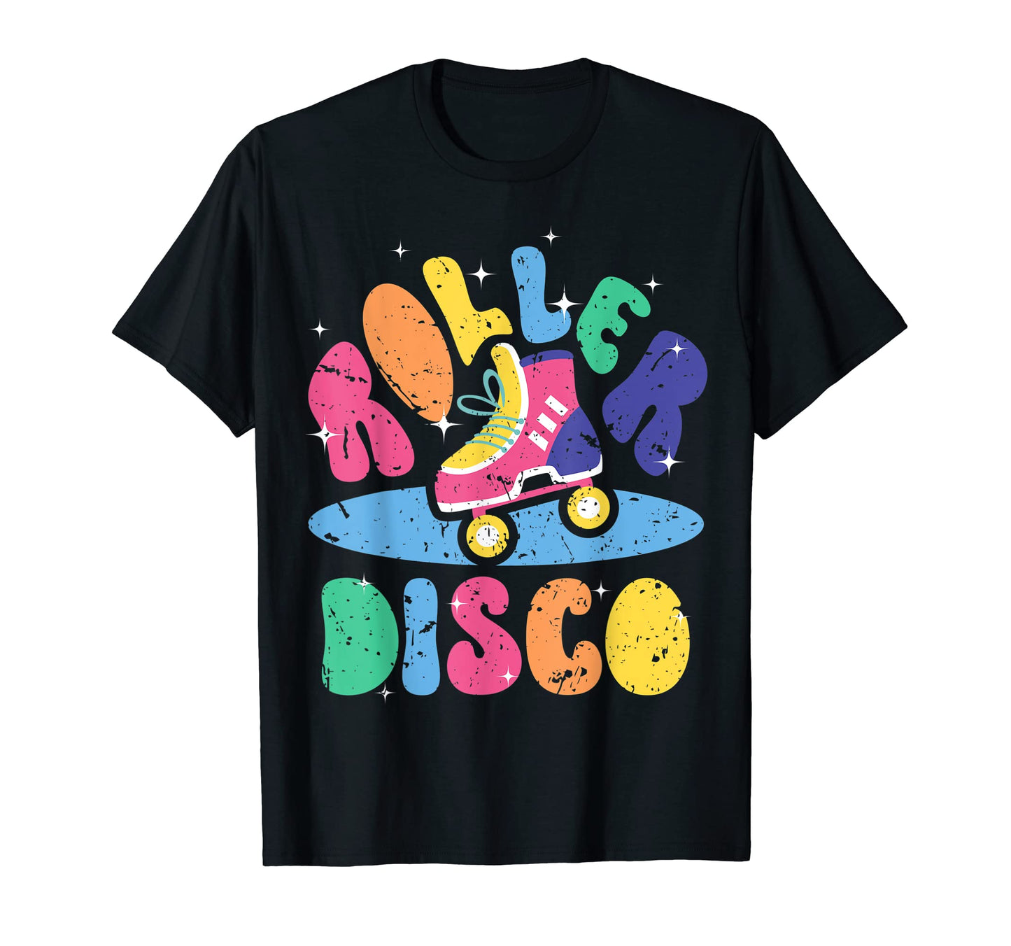 Roller Skate 70S 80S Outfit Party Roller T-Shirt - Unique Graphic Unisex - T-Shirt, Sweatshirt, Hoodie