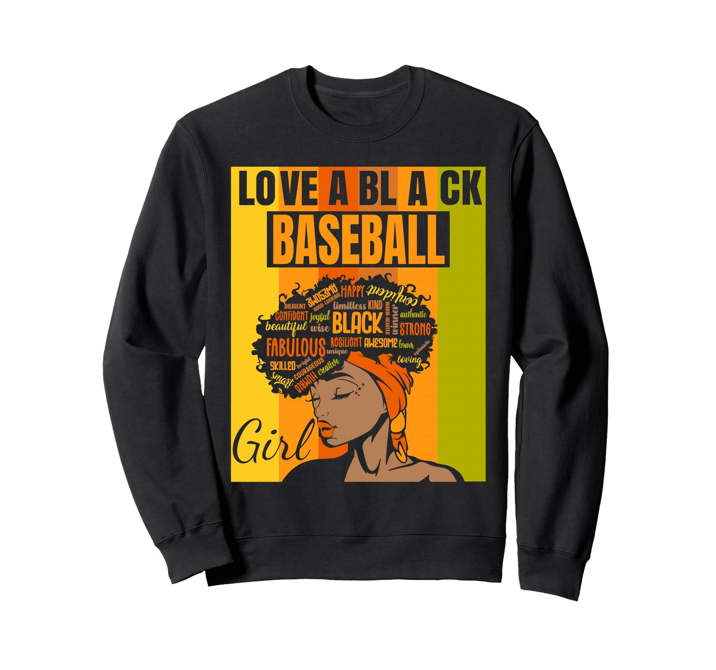 Black Independence Day Love Sweatshirt - Casual Everyday Wear Men Women - T-Shirt, Sweatshirt, Hoodie