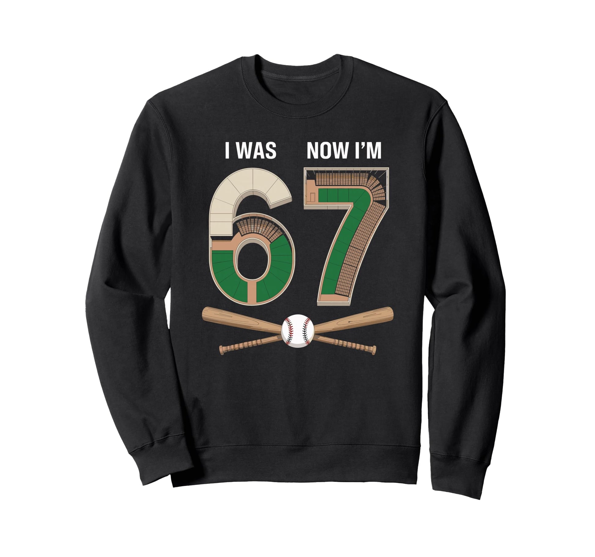 Turning Seven Is Huge Home Run Sweatshirt - Streetwear Style for Adults - T-Shirt, Sweatshirt, Hoodie