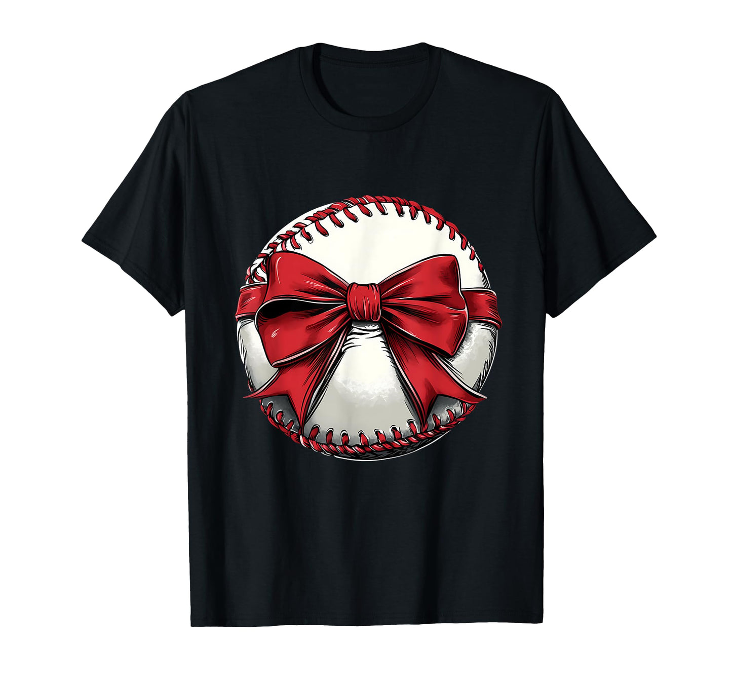 Baseball Coquette Bow Baseball Mom T-Shirt - Aesthetic Graphic Unisex - T-Shirt, Sweatshirt, Hoodie