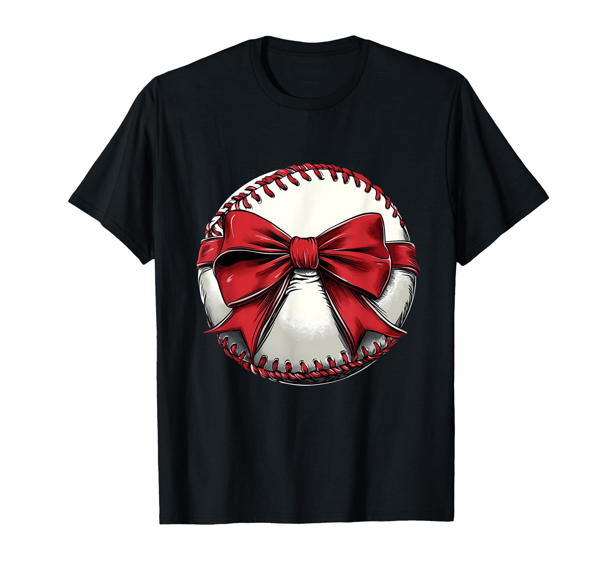 Baseball Coquette Bow Baseball Mom T-Shirt - Aesthetic Graphic Unisex - T-Shirt, Sweatshirt, Hoodie