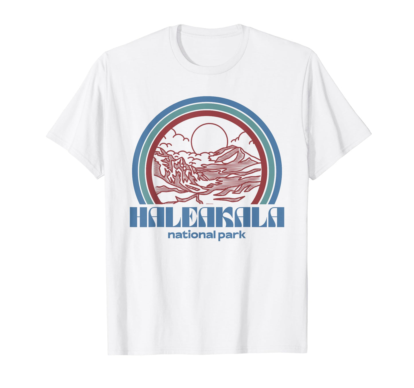 Haleakala National Park Outdoor T-Shirt - Minimalist Print for Adults - T-Shirt, Sweatshirt, Hoodie