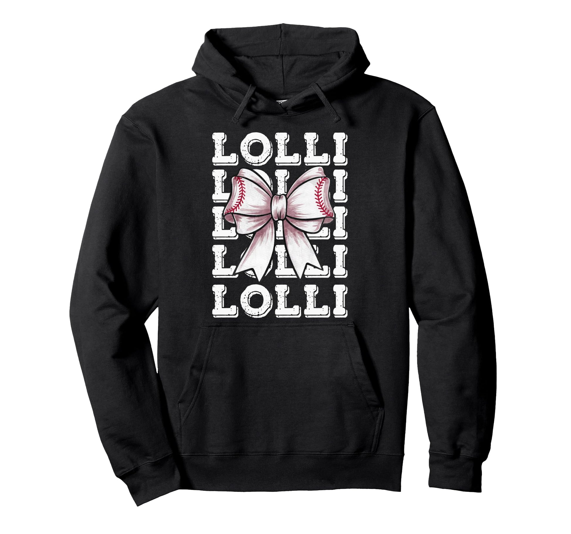 Coquette Baseball Lolli Matching Hoodie - Custom Art Print for Adults - T-Shirt, Sweatshirt, Hoodie