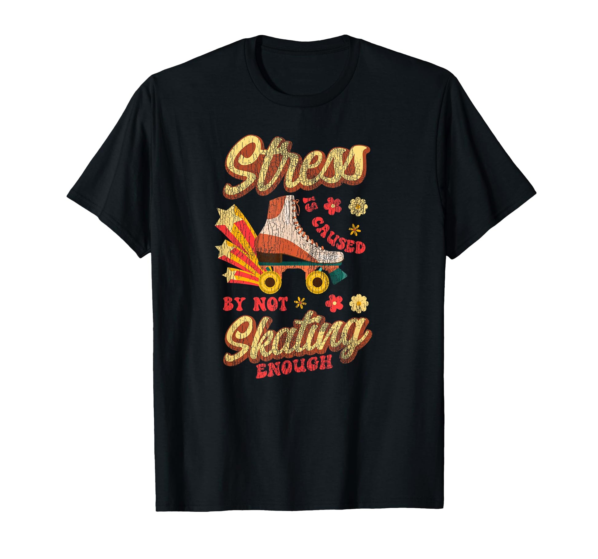 Roller Skating Skate 1970S T-Shirt - Unique Graphic for Adults - T-Shirt, Sweatshirt, Hoodie