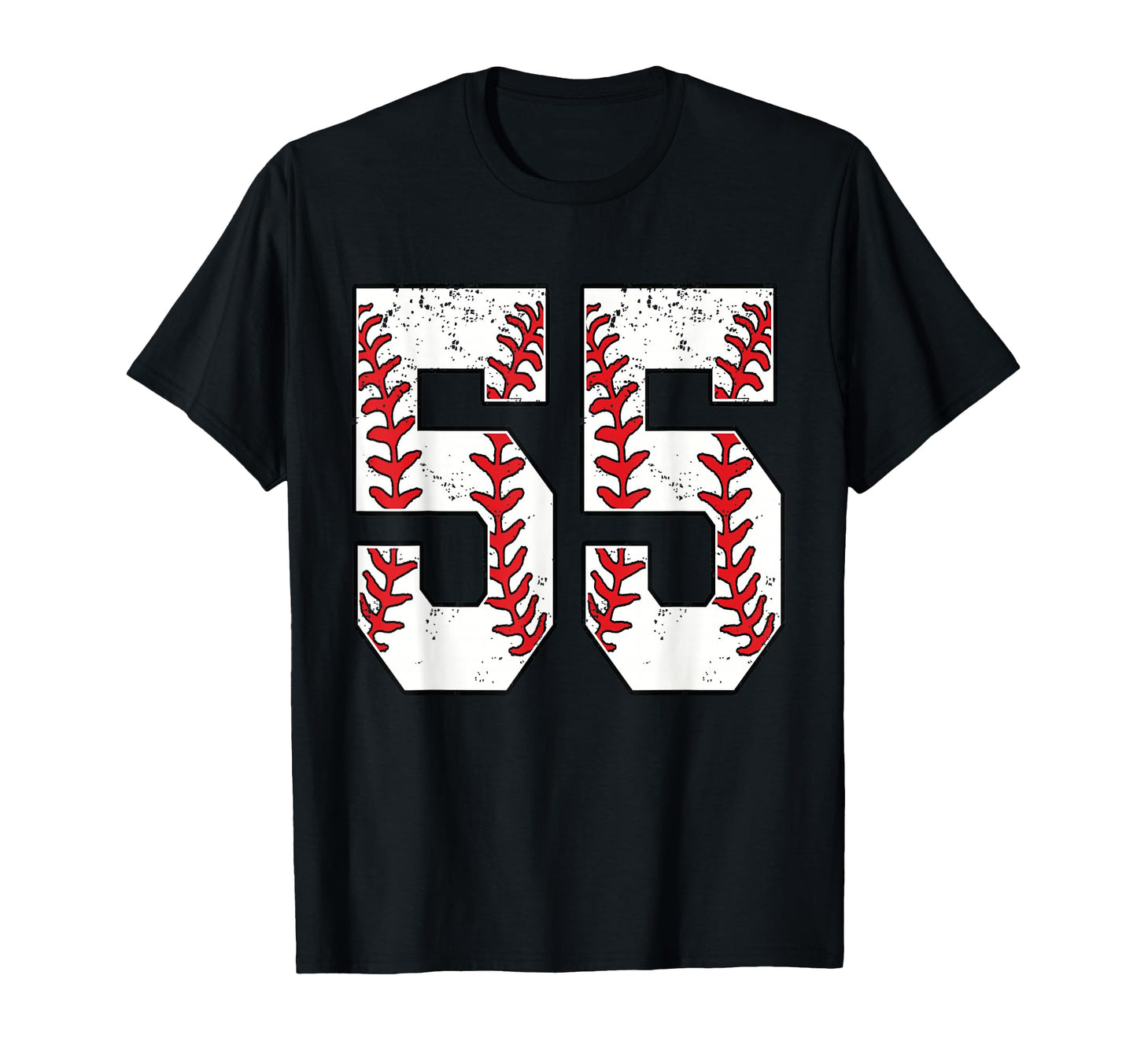 Number 55 Baseball 55 Jersey Number T-Shirt - Aesthetic Graphic Men Women - T-Shirt, Sweatshirt, Hoodie