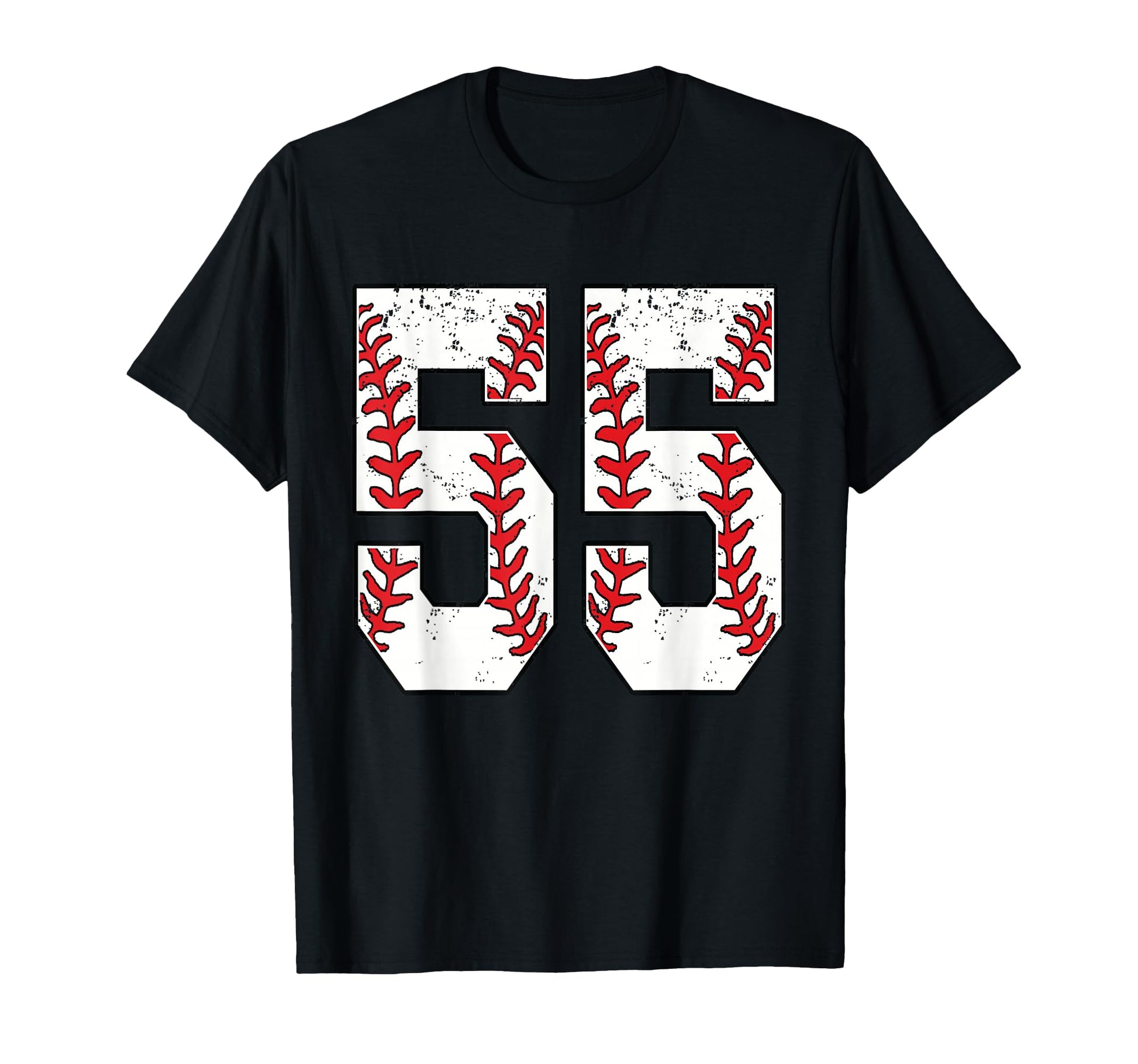 Number 55 Baseball 55 Jersey Number T-Shirt - Aesthetic Graphic Men Women - T-Shirt, Sweatshirt, Hoodie