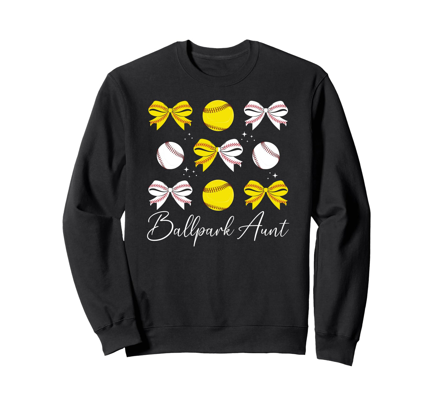 Ballpark Aunt Coquette Sweatshirt - Casual Everyday Wear for Adults - T-Shirt, Sweatshirt, Hoodie
