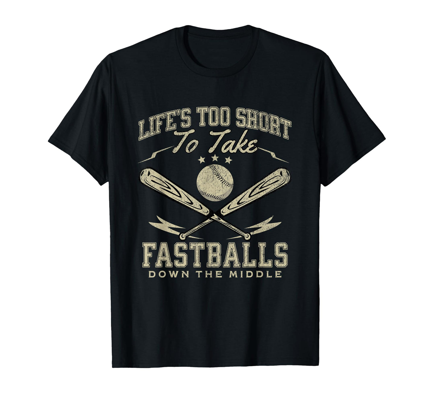 Life Is Too Short To Take Fastballs T-Shirt - Custom Art Print for Adults - T-Shirt, Sweatshirt, Hoodie