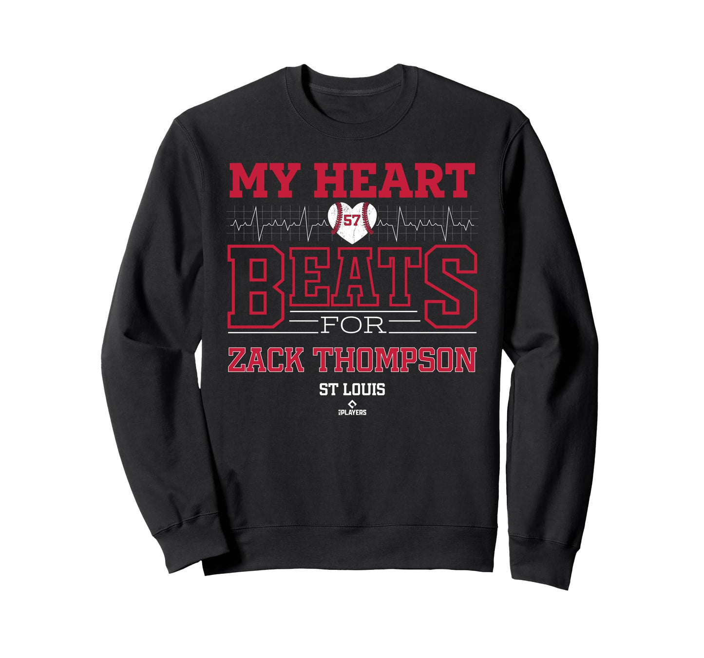My Heart Beats Zack Thompson St Sweatshirt - Trendy Graphic Men Women - T-Shirt, Sweatshirt, Hoodie