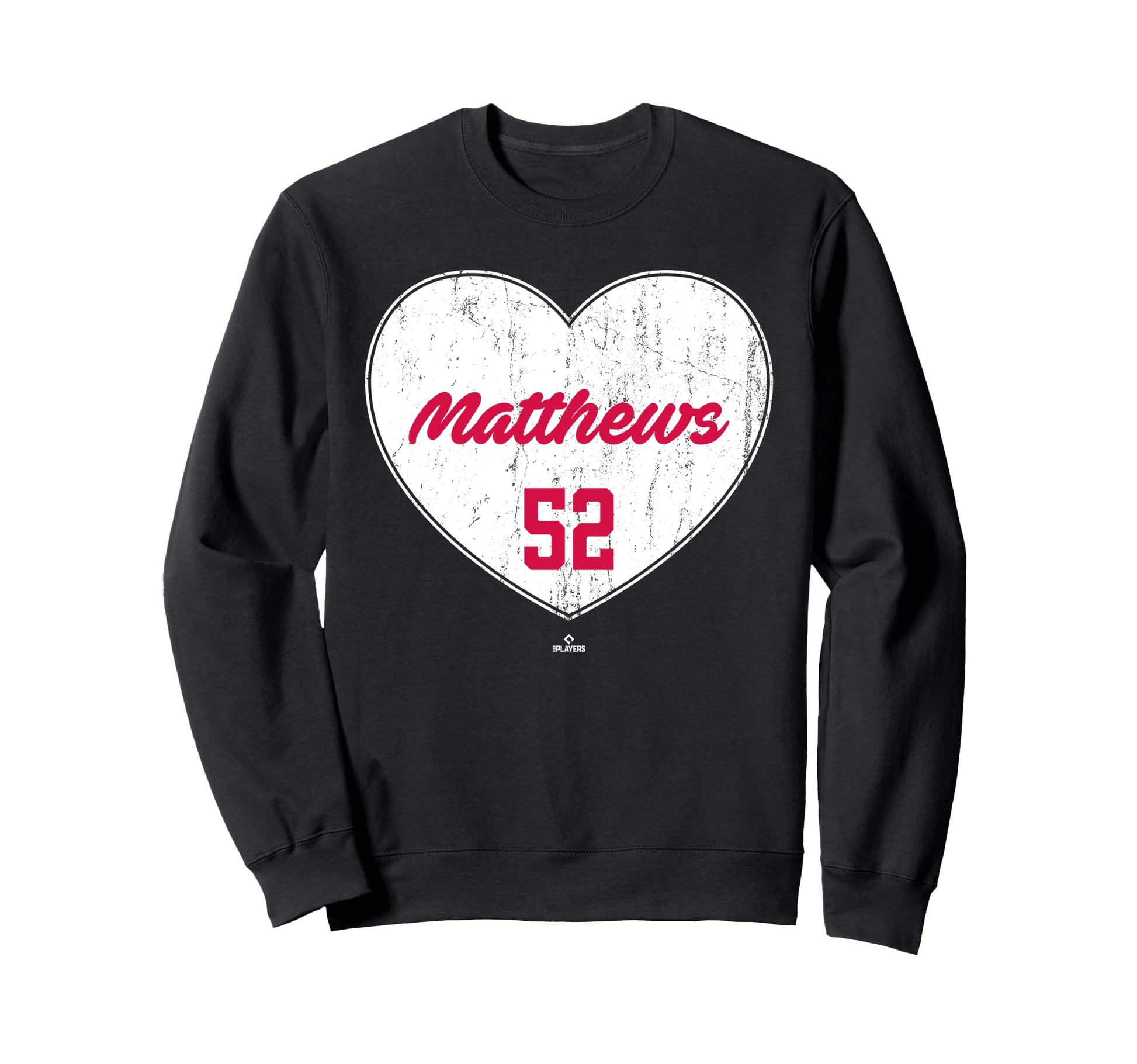 Distressed Heart Zebby Matthews Sweatshirt - Minimalist Print for Adults - T-Shirt, Sweatshirt, Hoodie