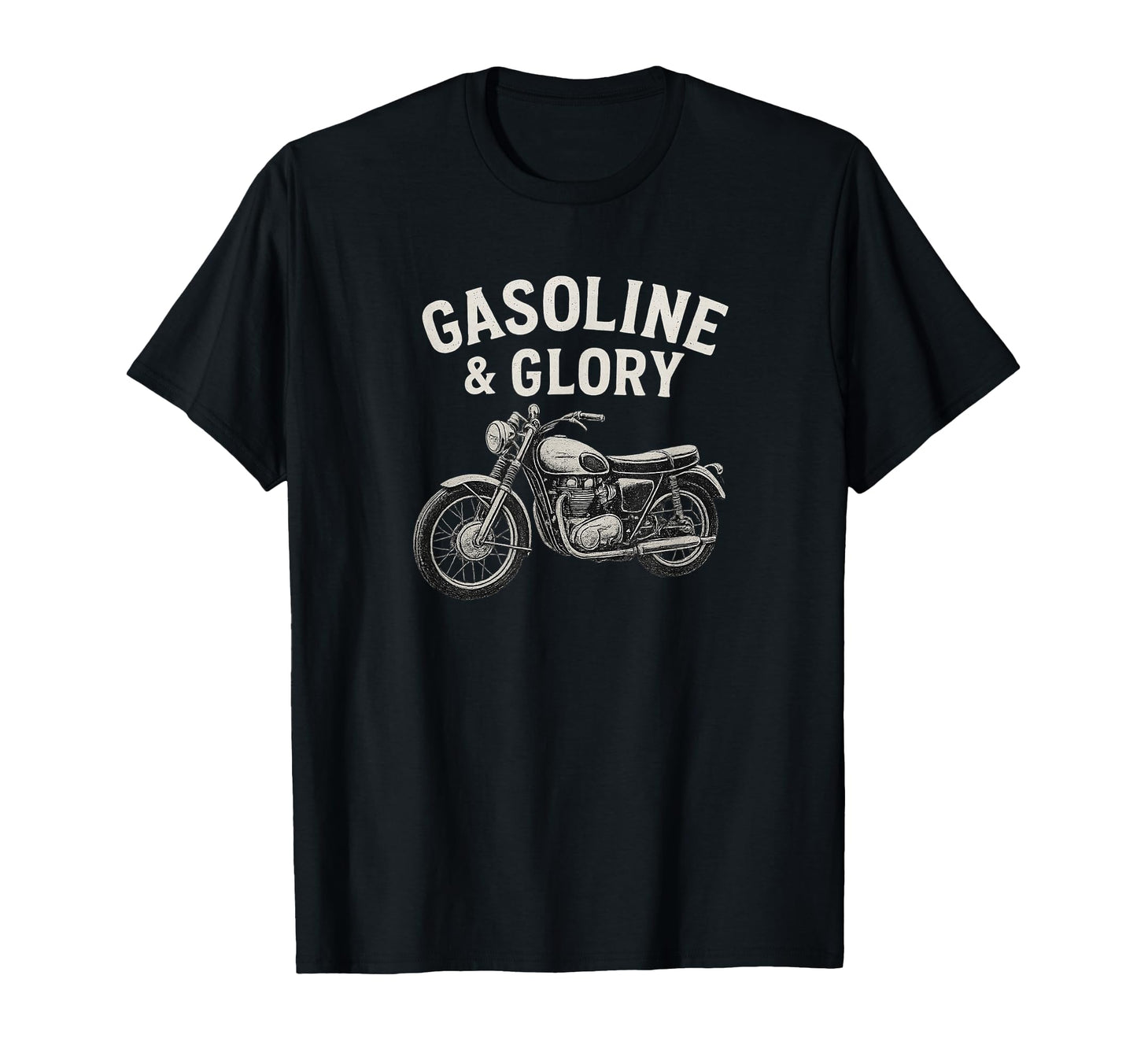 Gasoline Glory Motorcycle Biker T-Shirt - Novelty Apparel for Adults - T-Shirt, Sweatshirt, Hoodie
