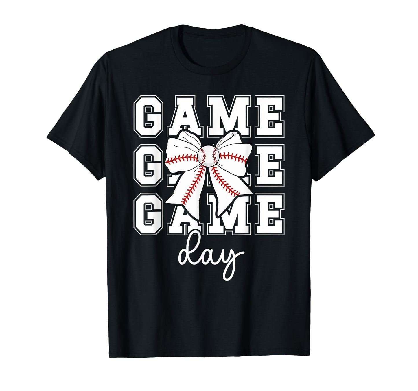 Game Day Baseball Coquette Baseball T-Shirt - Novelty Apparel Men Women - T-Shirt, Sweatshirt, Hoodie