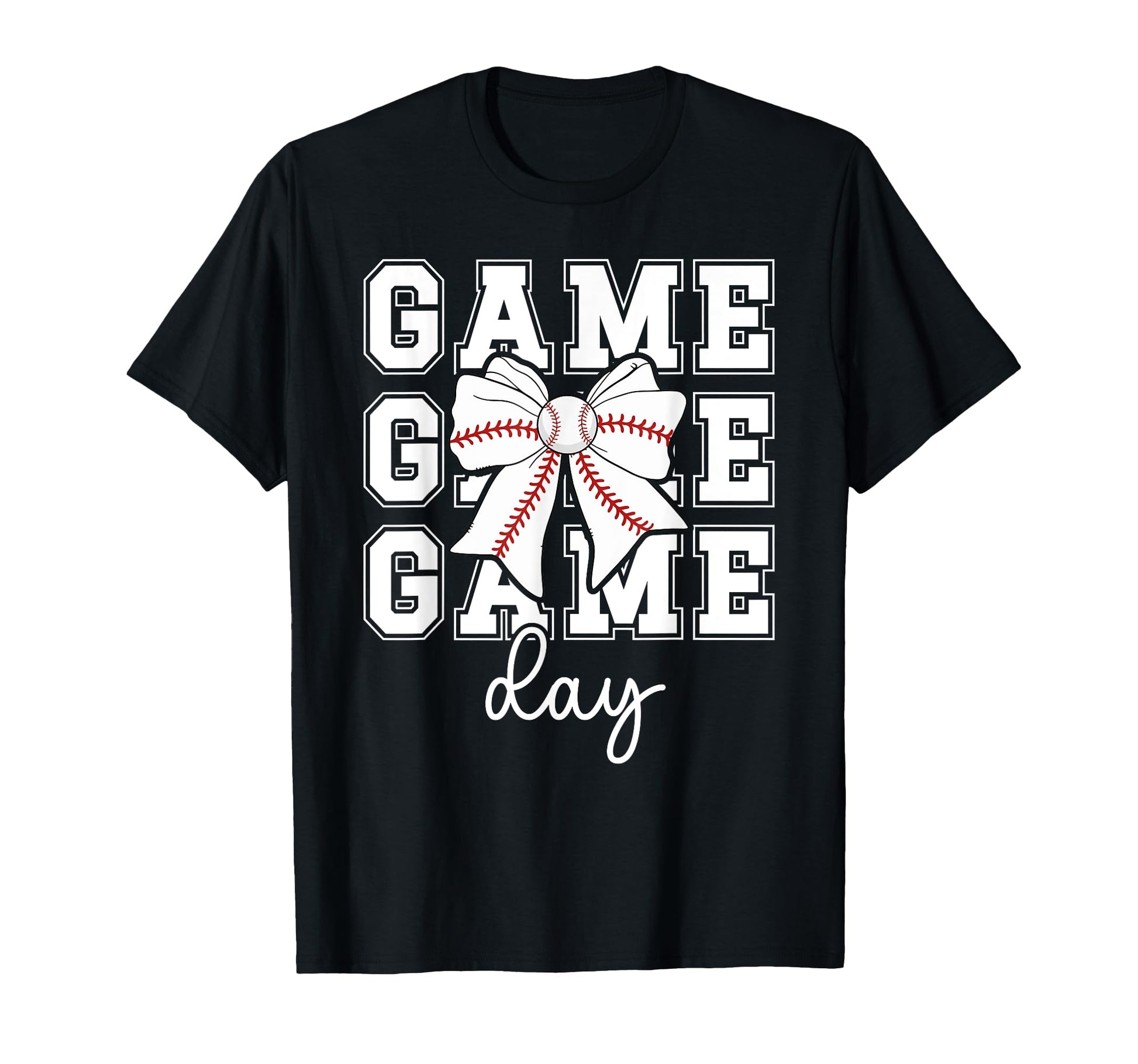 Game Day Baseball Coquette Baseball T-Shirt - Novelty Apparel Men Women - T-Shirt, Sweatshirt, Hoodie