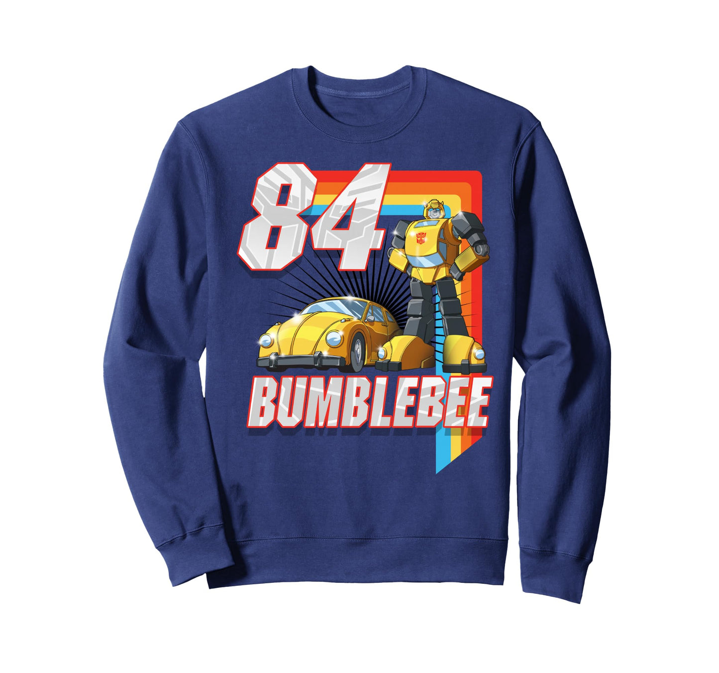 Transformers Bumblebee 84 Rainbow Sweatshirt - Streetwear Style Men Women - T-Shirt, Sweatshirt, Hoodie