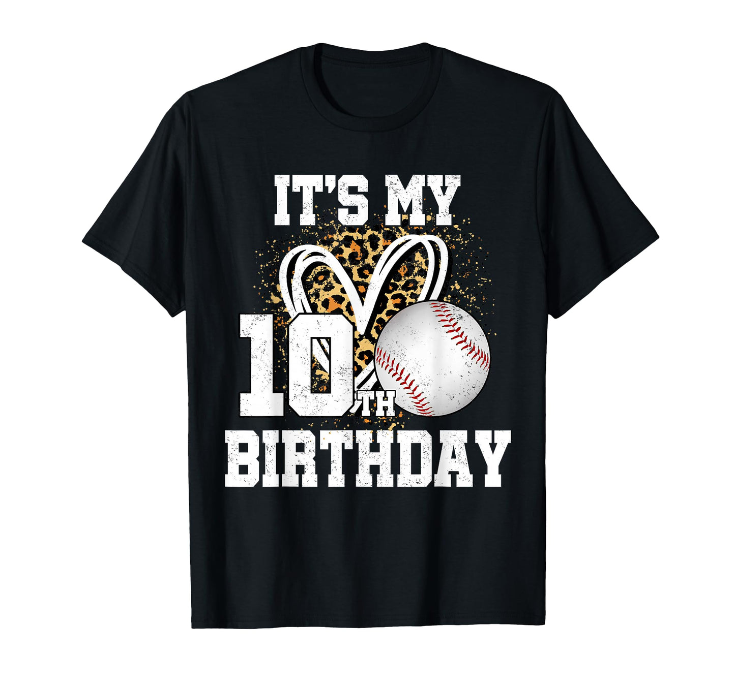 Its My 10Th Birthday Baseball 10 Year T-Shirt - Unique Graphic Men Women - T-Shirt, Sweatshirt, Hoodie