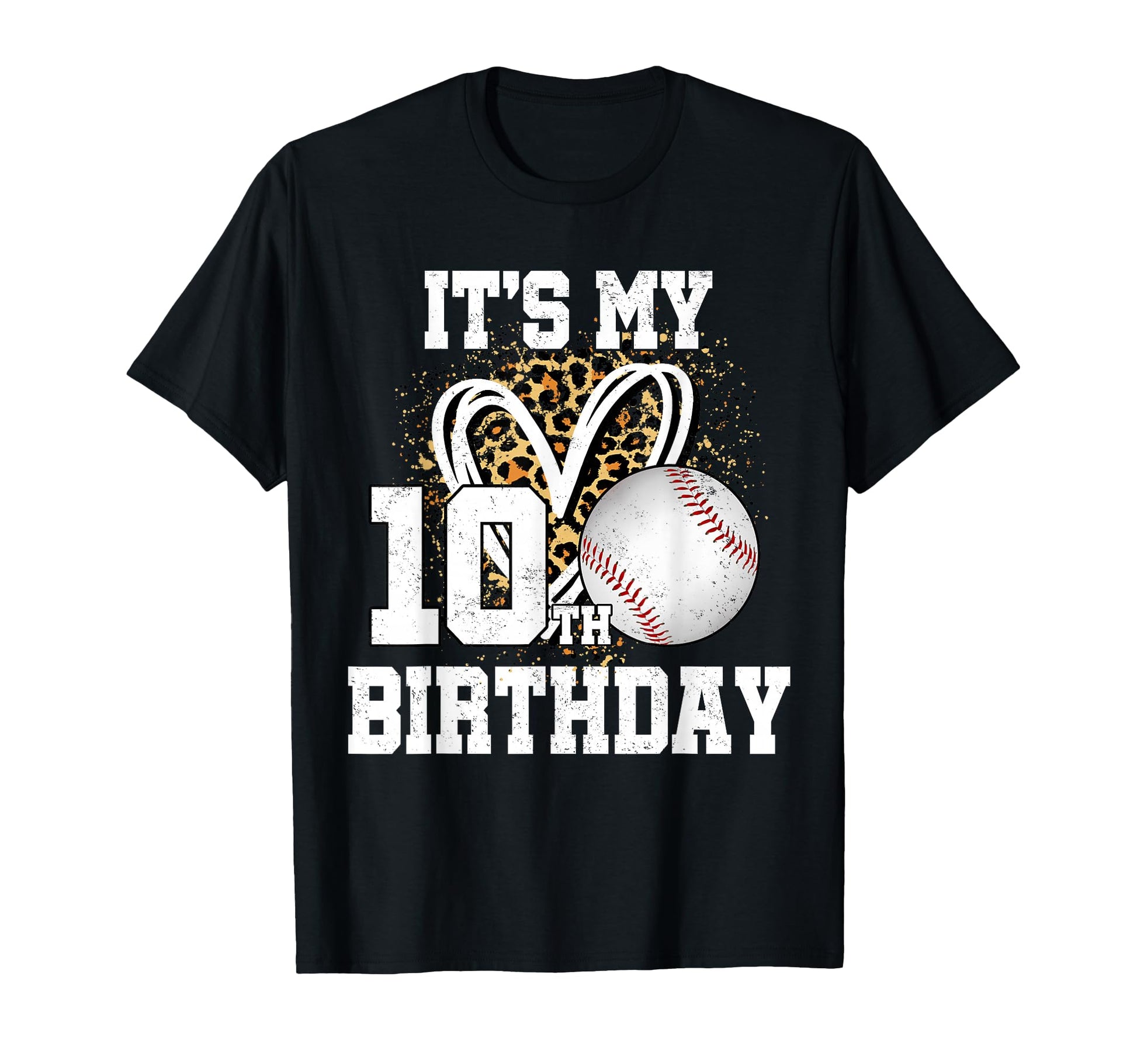 Its My 10Th Birthday Baseball 10 Year T-Shirt - Unique Graphic Men Women - T-Shirt, Sweatshirt, Hoodie