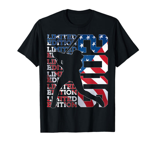 2016 Baseball 10Th Birthday T-Shirt - Minimalist Print Unisex - T-Shirt, Sweatshirt, Hoodie