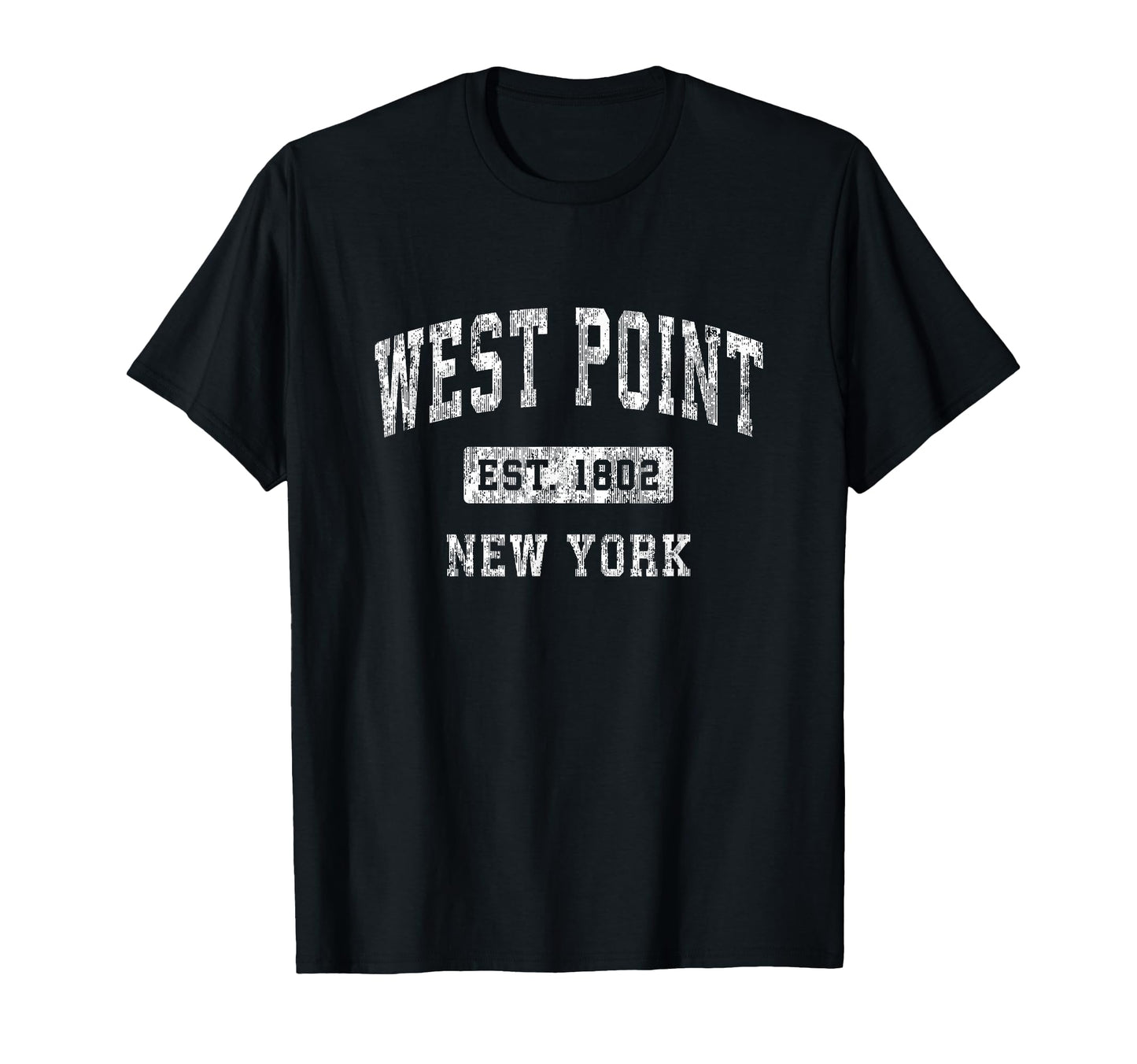 West Point New York Ny Established Sports T-Shirt - Graphic Print Unisex - T-Shirt, Sweatshirt, Hoodie