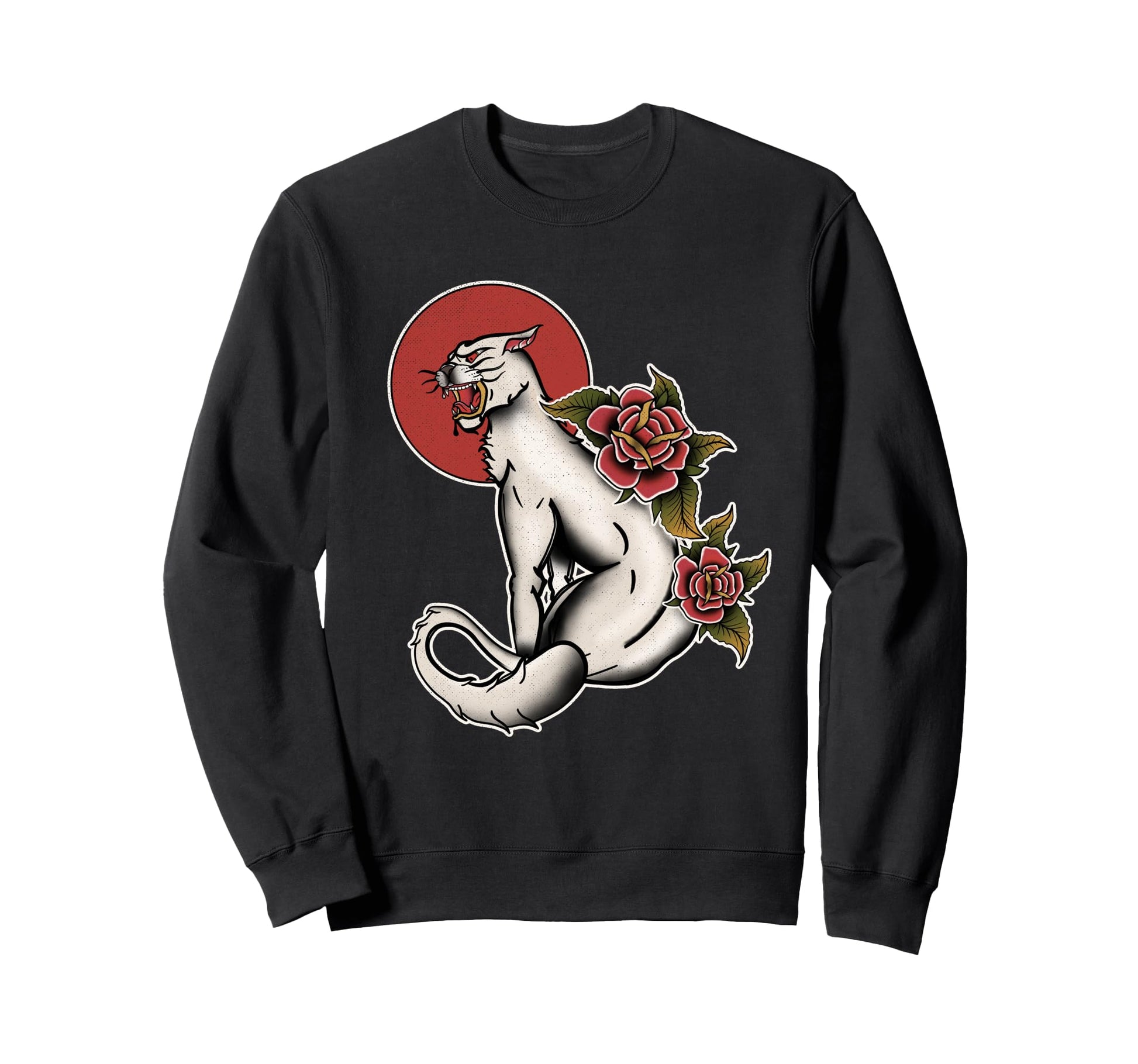 American Traditional Albino Sweatshirt - Casual Everyday Wear Men Women - T-Shirt, Sweatshirt, Hoodie