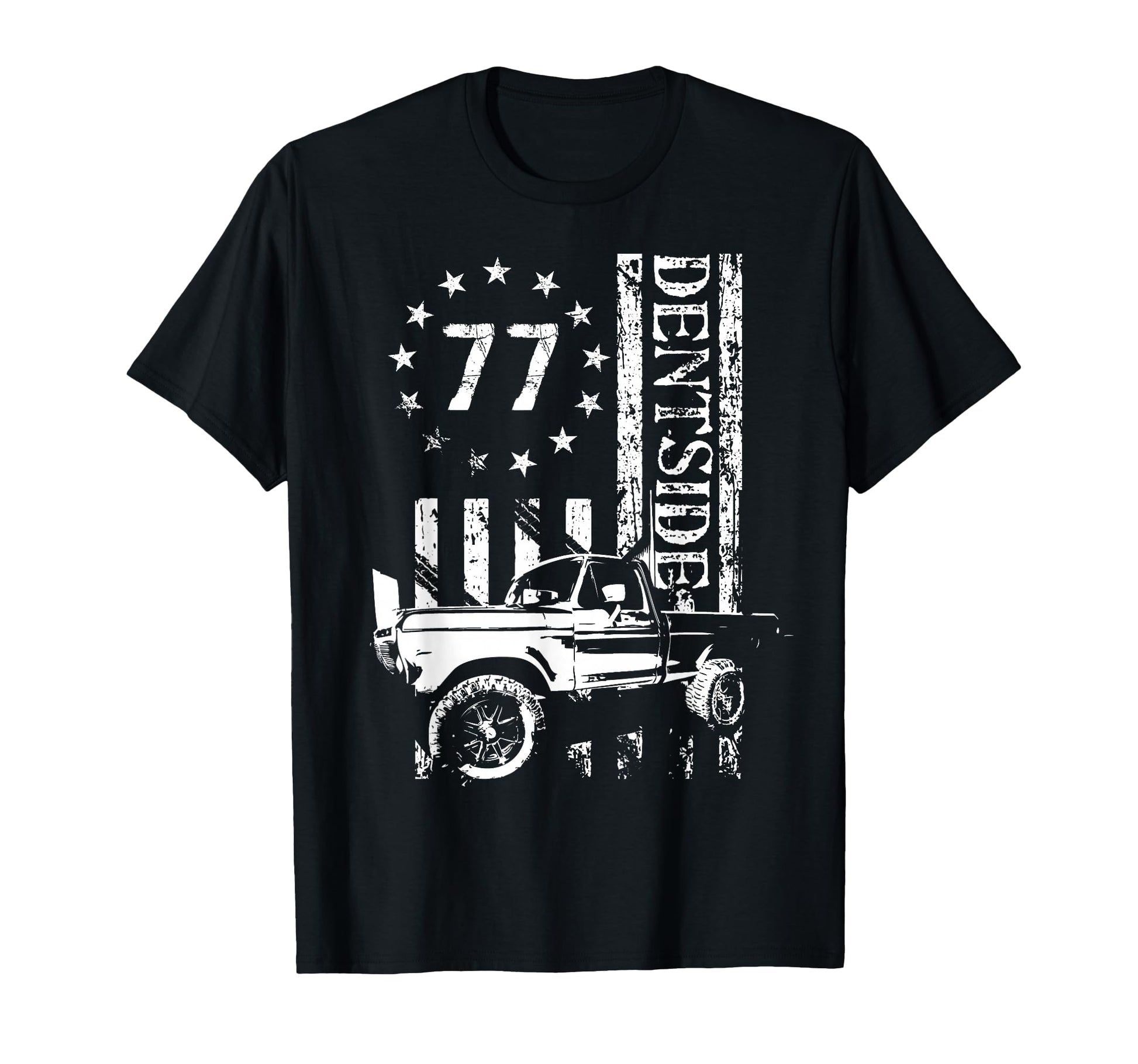 1977 Dentside Truck Dentside Highboy T-Shirt - Minimalist Print for Adults - T-Shirt, Sweatshirt, Hoodie