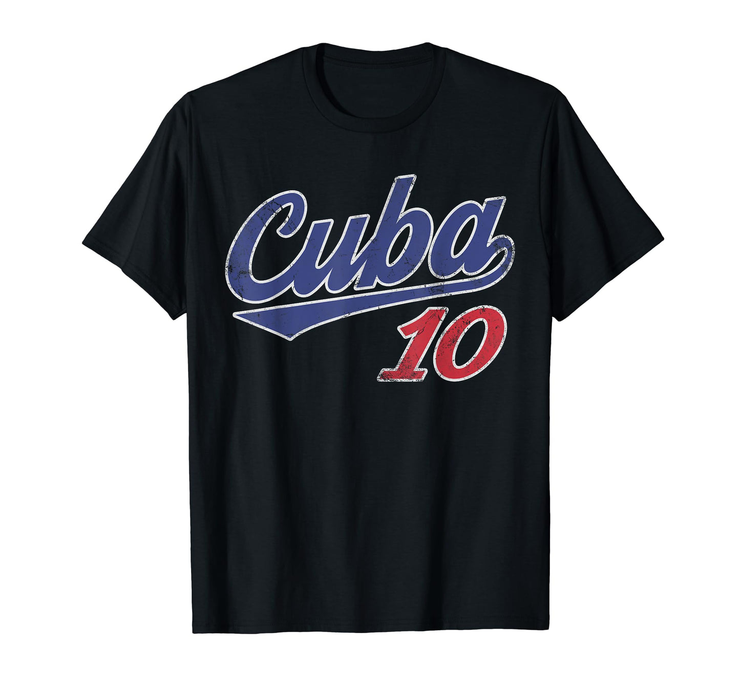 Cuba 10 Baseball Player Cuban Baseball T-Shirt - Fun Novelty Design Unisex - T-Shirt, Sweatshirt, Hoodie