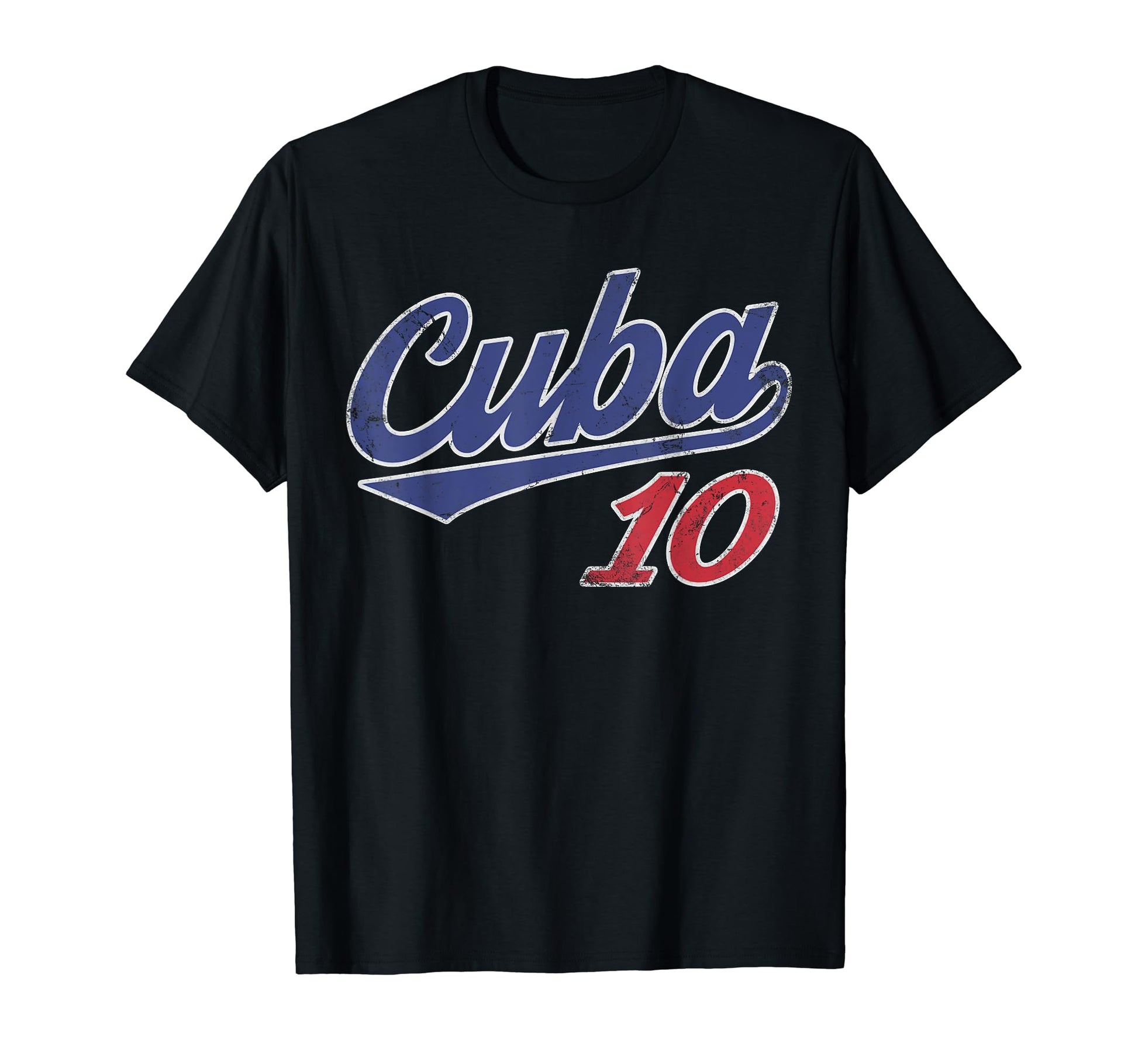 Cuba 10 Baseball Player Cuban Baseball T-Shirt - Fun Novelty Design Unisex - T-Shirt, Sweatshirt, Hoodie
