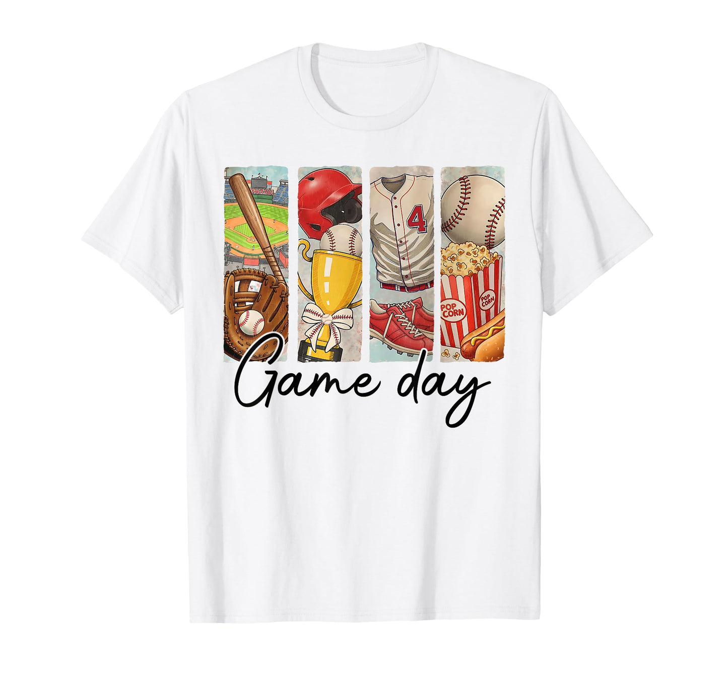 Game Day Baseball Coquette Bow Funny Tis T-Shirt - Graphic Print Men Women - T-Shirt, Sweatshirt, Hoodie