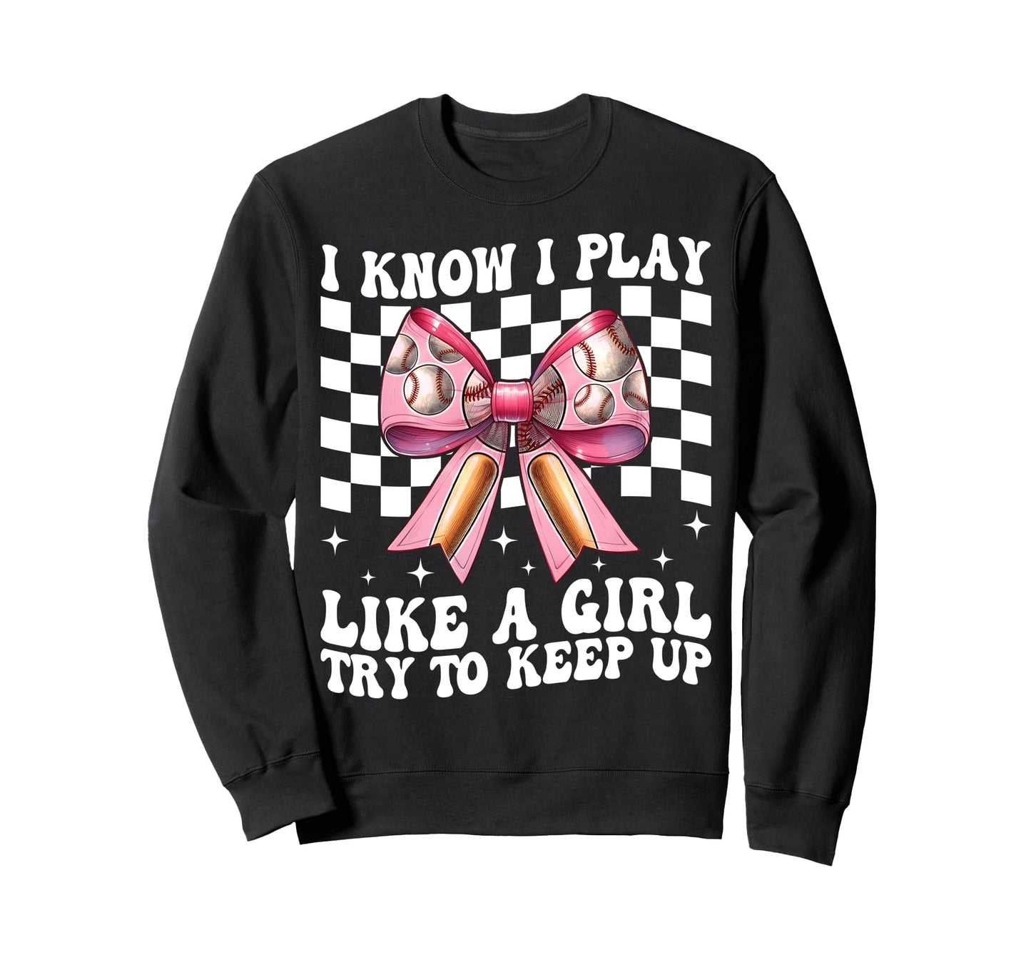 Baseball Mom Mama Coquette I Know I Sweatshirt - Novelty Apparel Men Women - T-Shirt, Sweatshirt, Hoodie