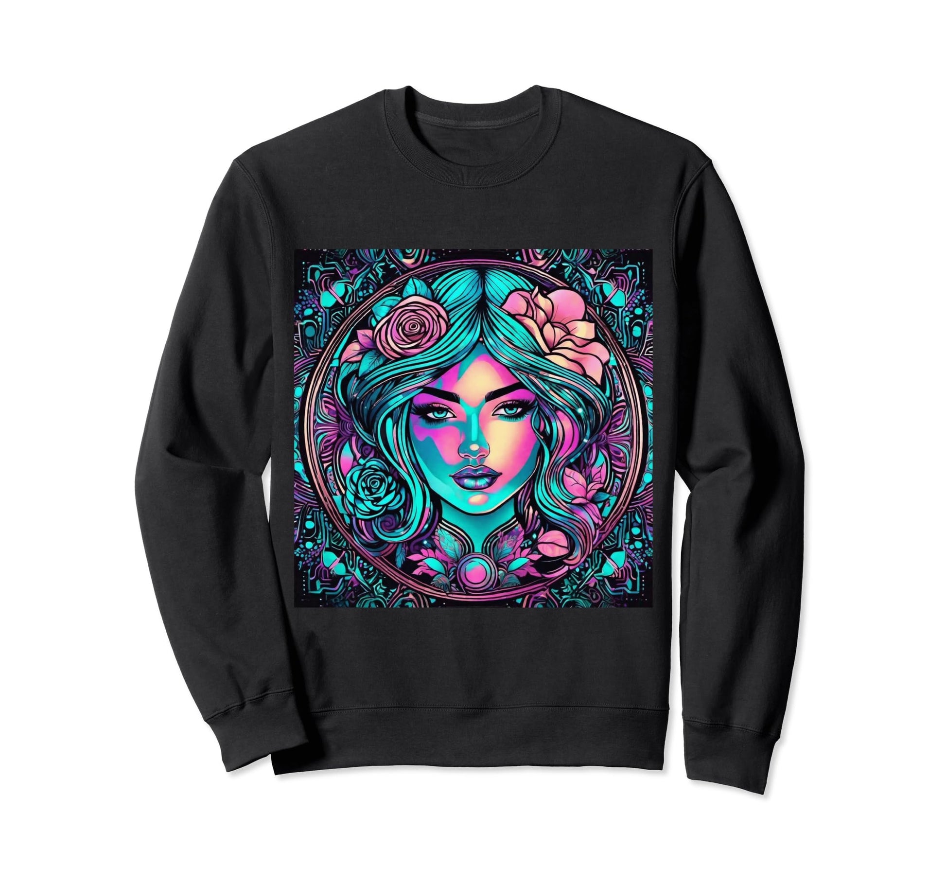 Synthwave Vaporwave 80S Decor Sweatshirt - Fun Novelty Design Men Women - T-Shirt, Sweatshirt, Hoodie