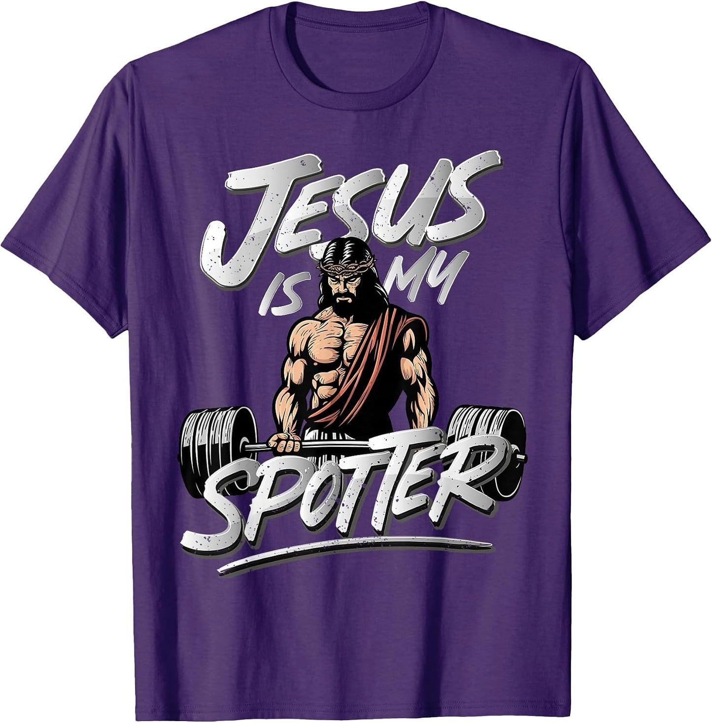 Heavy Weights, Praying Jesus - Adult & Kids T-Shirts, Sweatshirts & Hoodies apparel design preview 1