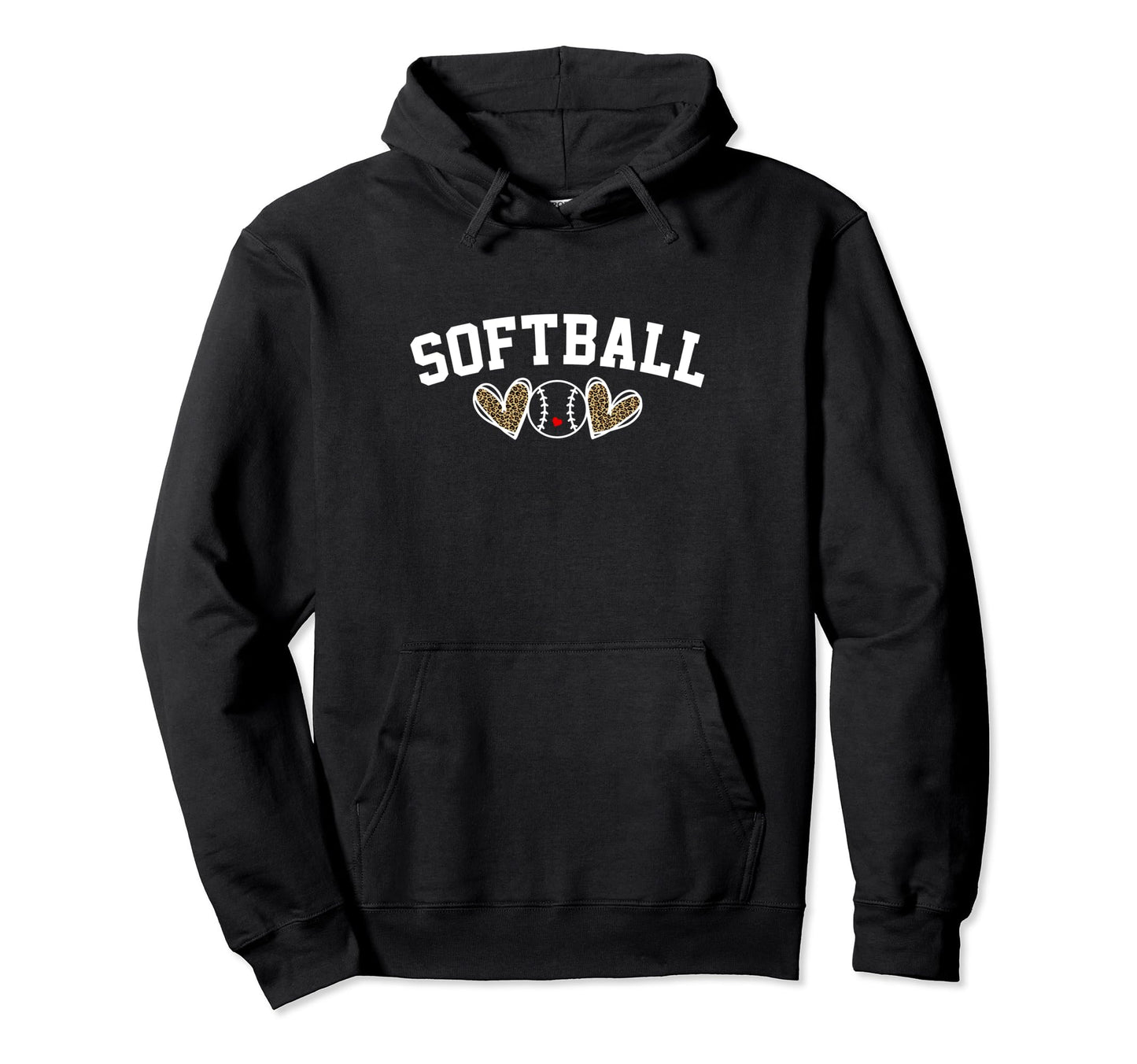 Softball Mom Baseball Love Softball Hoodie - Aesthetic Graphic for Adults - T-Shirt, Sweatshirt, Hoodie