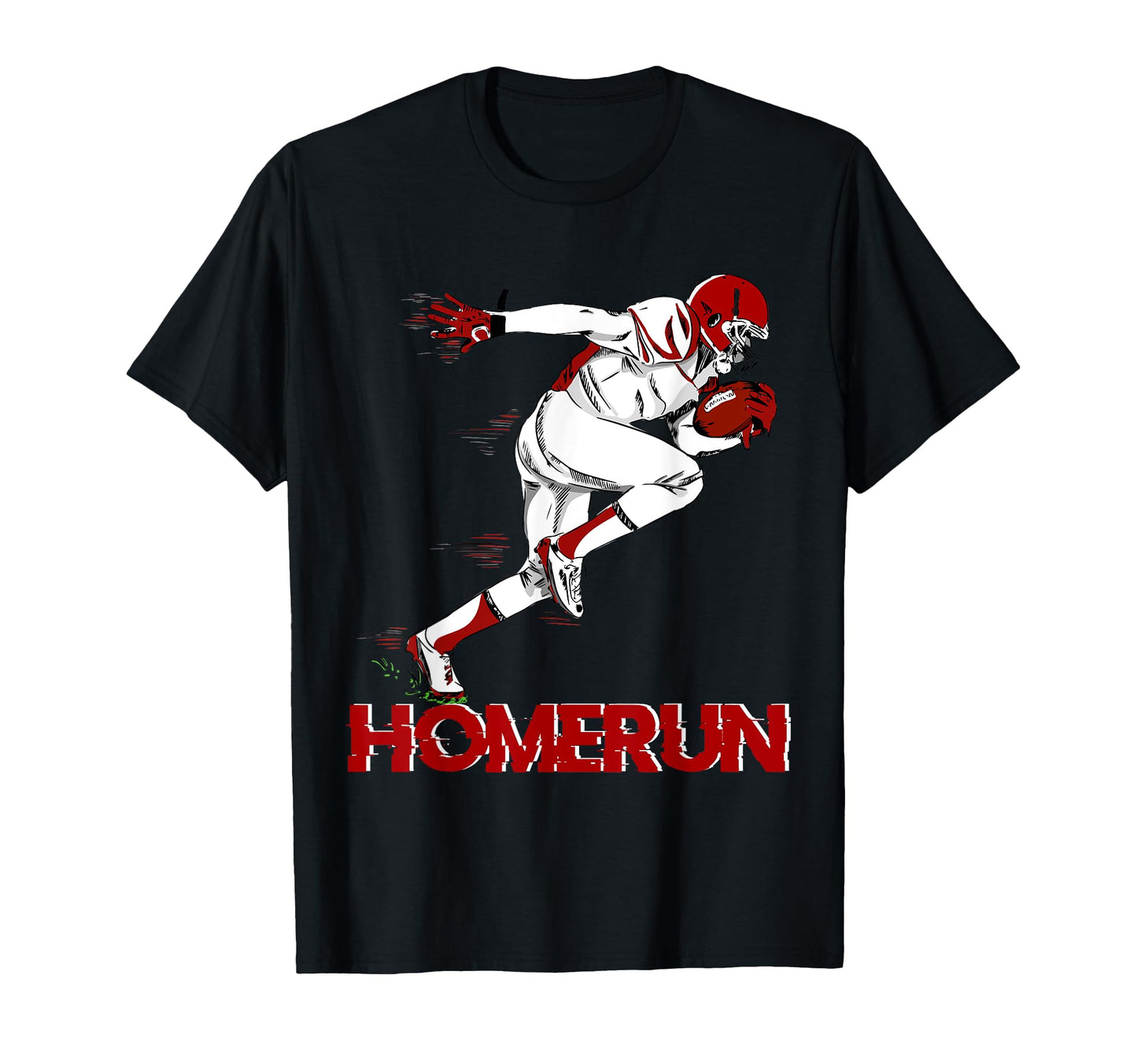 Homerun Football Player T-Shirt - Trendy Graphic Men Women - T-Shirt, Sweatshirt, Hoodie