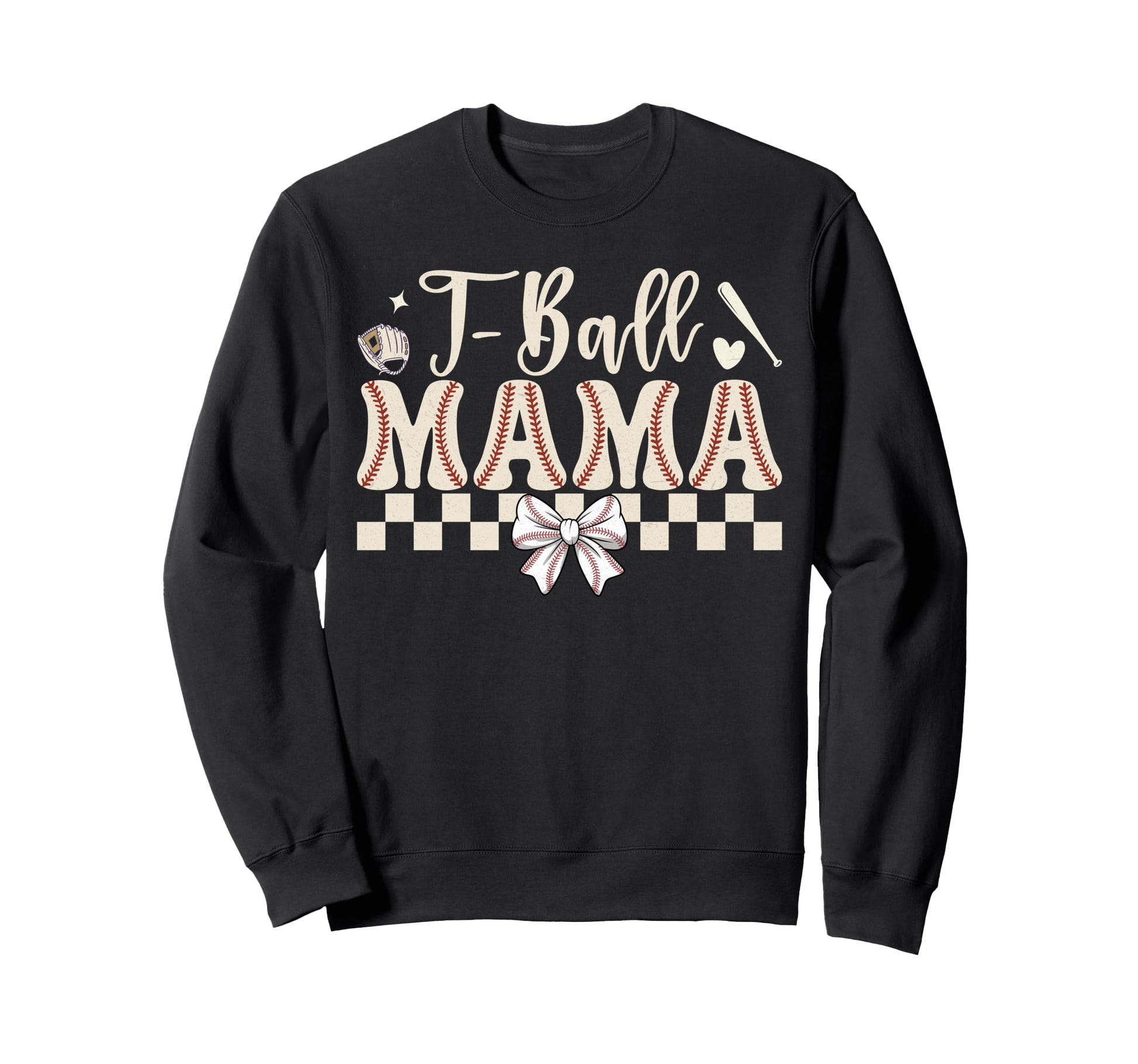 Coquette Tball Mama Baseball Mama Sweatshirt - Minimalist Print Unisex - T-Shirt, Sweatshirt, Hoodie