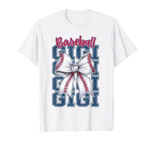Baseball Gigi Biggest Fan Grandma Grandmom T-Shirt - Unique Graphic Unisex - T-Shirt, Sweatshirt, Hoodie