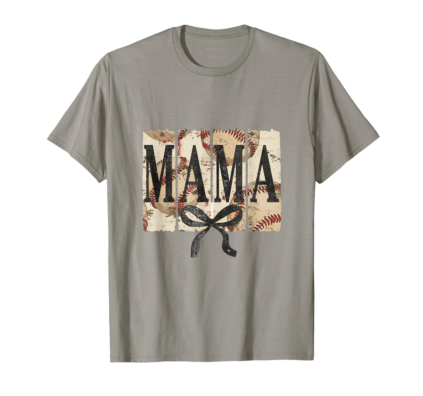 Baseball Mom Coquette Bow Sports Mom T-Shirt - Minimalist Print for Adults - T-Shirt, Sweatshirt, Hoodie