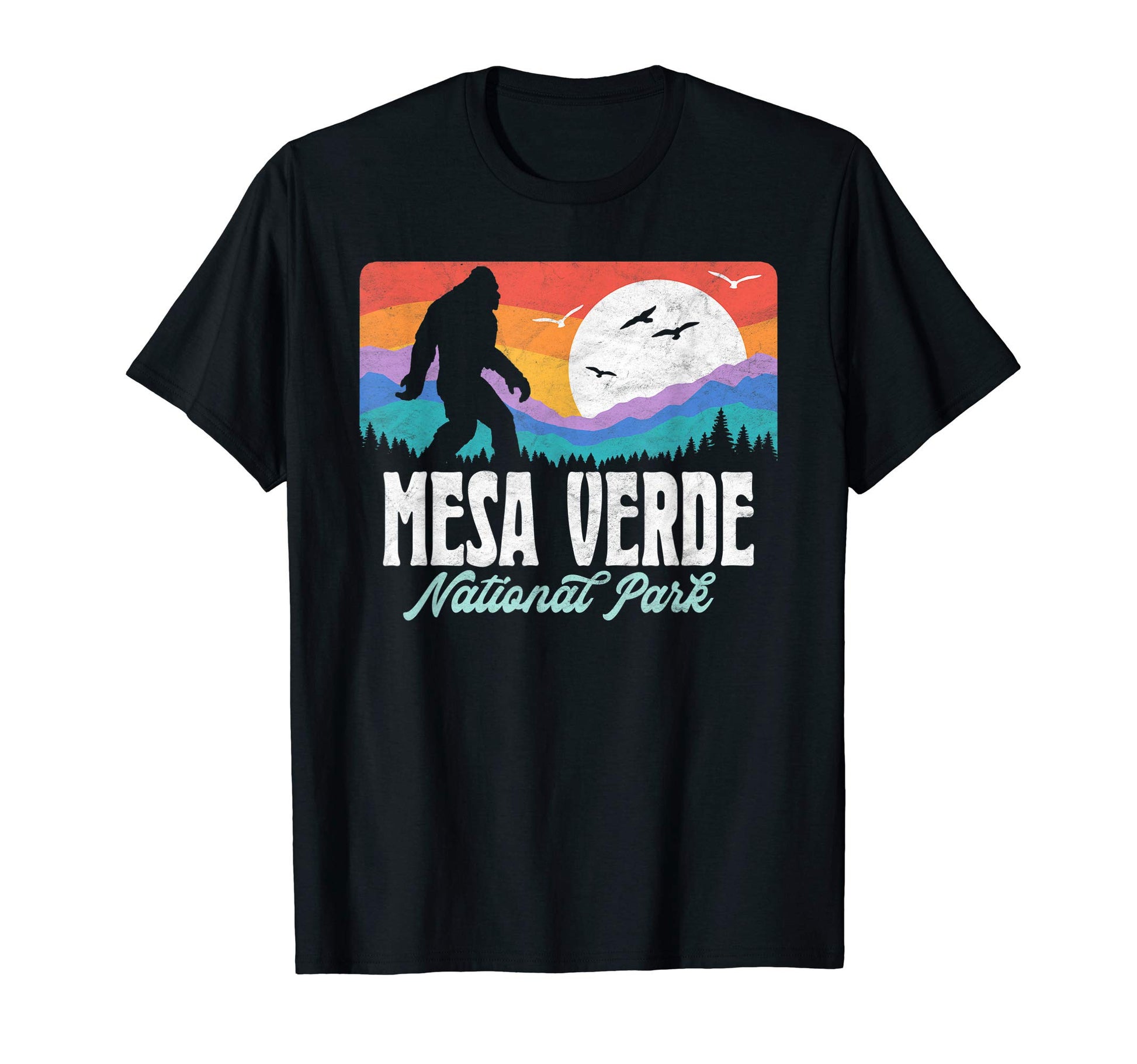 Mesa Verde National Park Bigfoot T-Shirt - Trendy Graphic for Adults - T-Shirt, Sweatshirt, Hoodie
