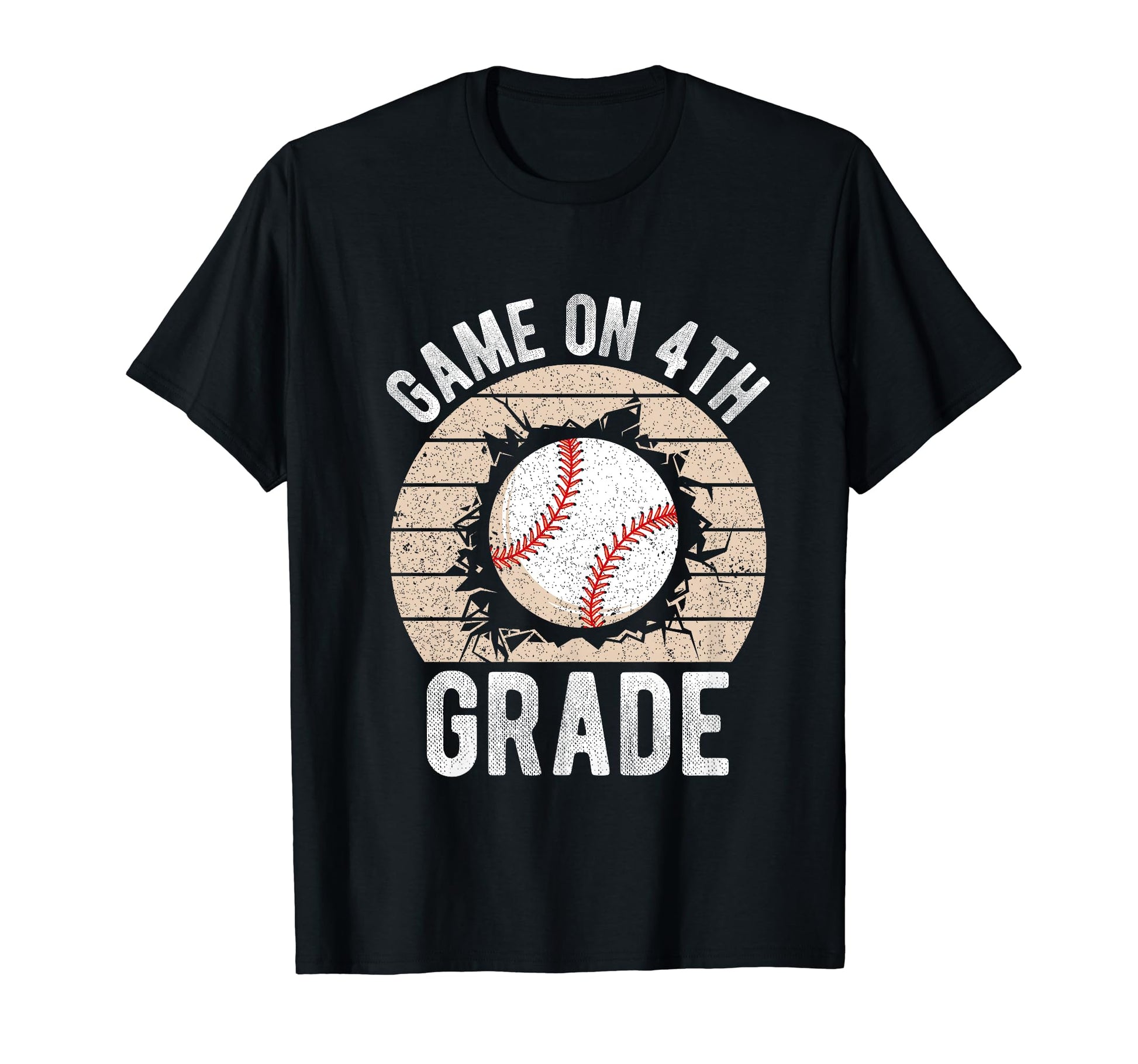 Game 4Th Grade Baseball School T-Shirt - Casual Everyday Wear for Adults - T-Shirt, Sweatshirt, Hoodie