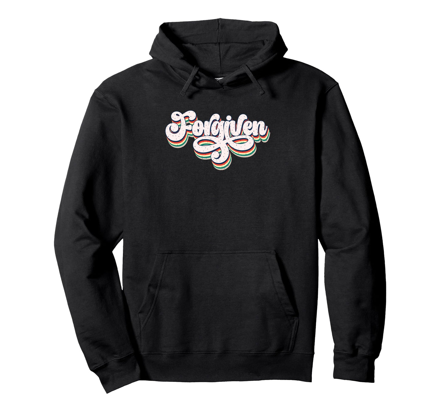 Forgiven Spiritual Typography Hoodie - Novelty Apparel Men Women - T-Shirt, Sweatshirt, Hoodie