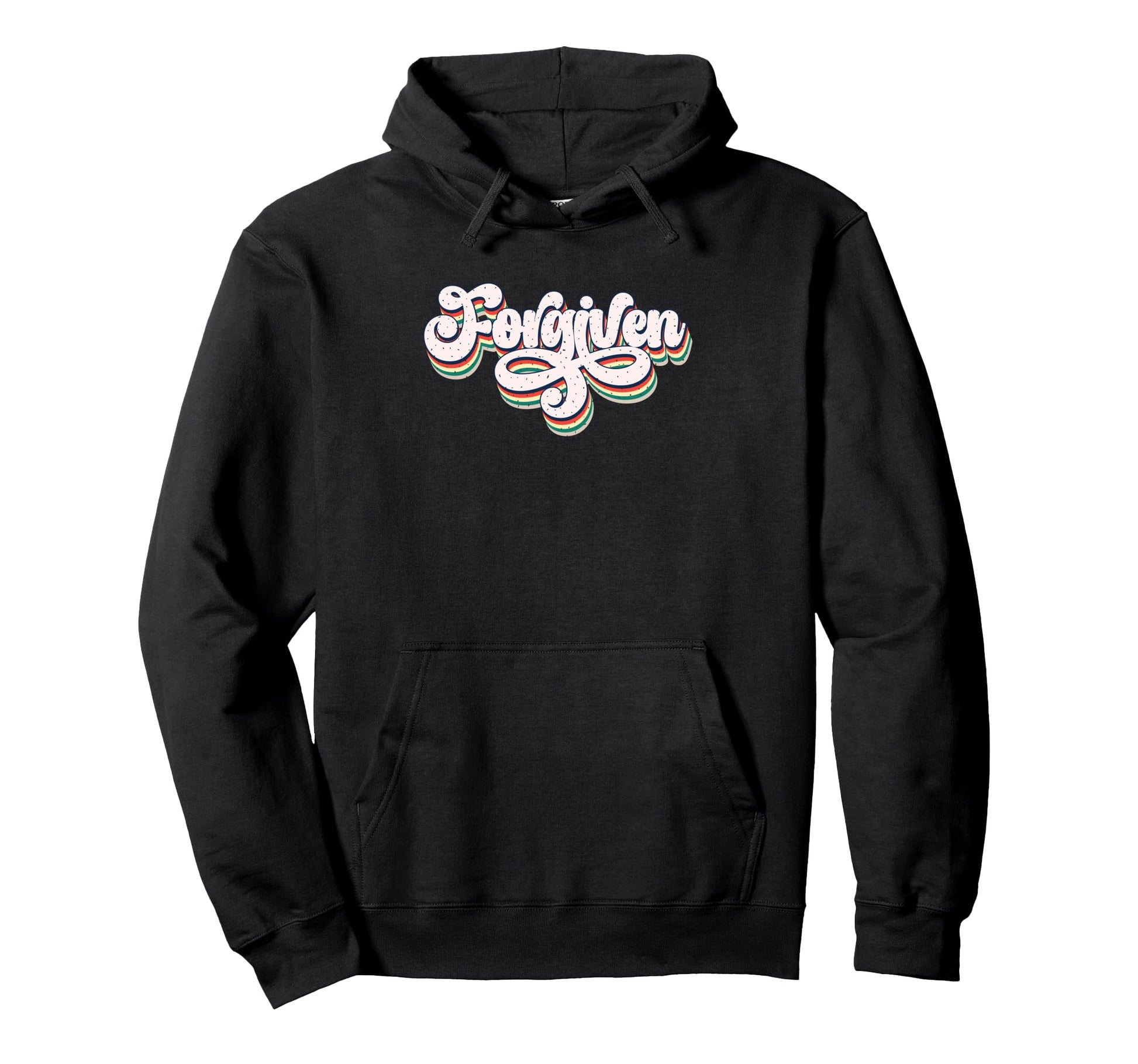 Forgiven Spiritual Typography Hoodie - Novelty Apparel Men Women - T-Shirt, Sweatshirt, Hoodie