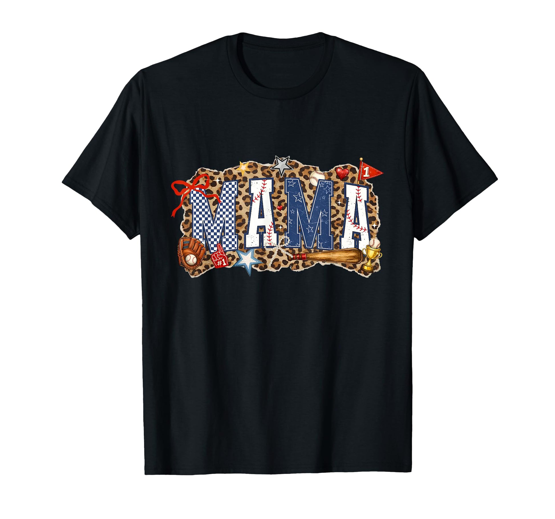 Coquette Game Day Baseball Mama T-Shirt - Custom Art Print Men Women - T-Shirt, Sweatshirt, Hoodie