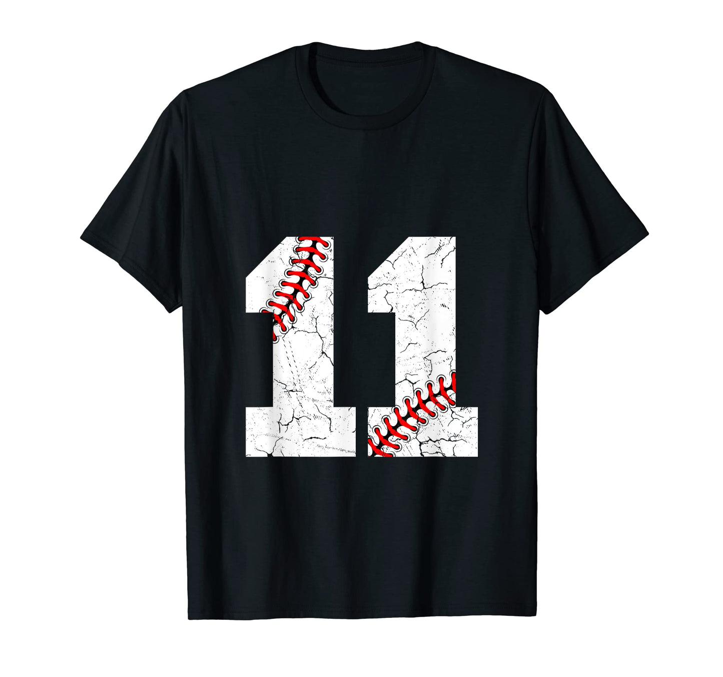 Baseball Jersey Number 11 Distressed T-Shirt - Aesthetic Graphic Men Women - T-Shirt, Sweatshirt, Hoodie