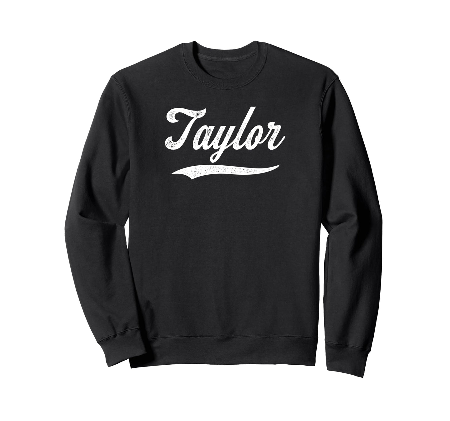 Distressed Script Curtis Taylor Sweatshirt - Graphic Print for Adults - T-Shirt, Sweatshirt, Hoodie