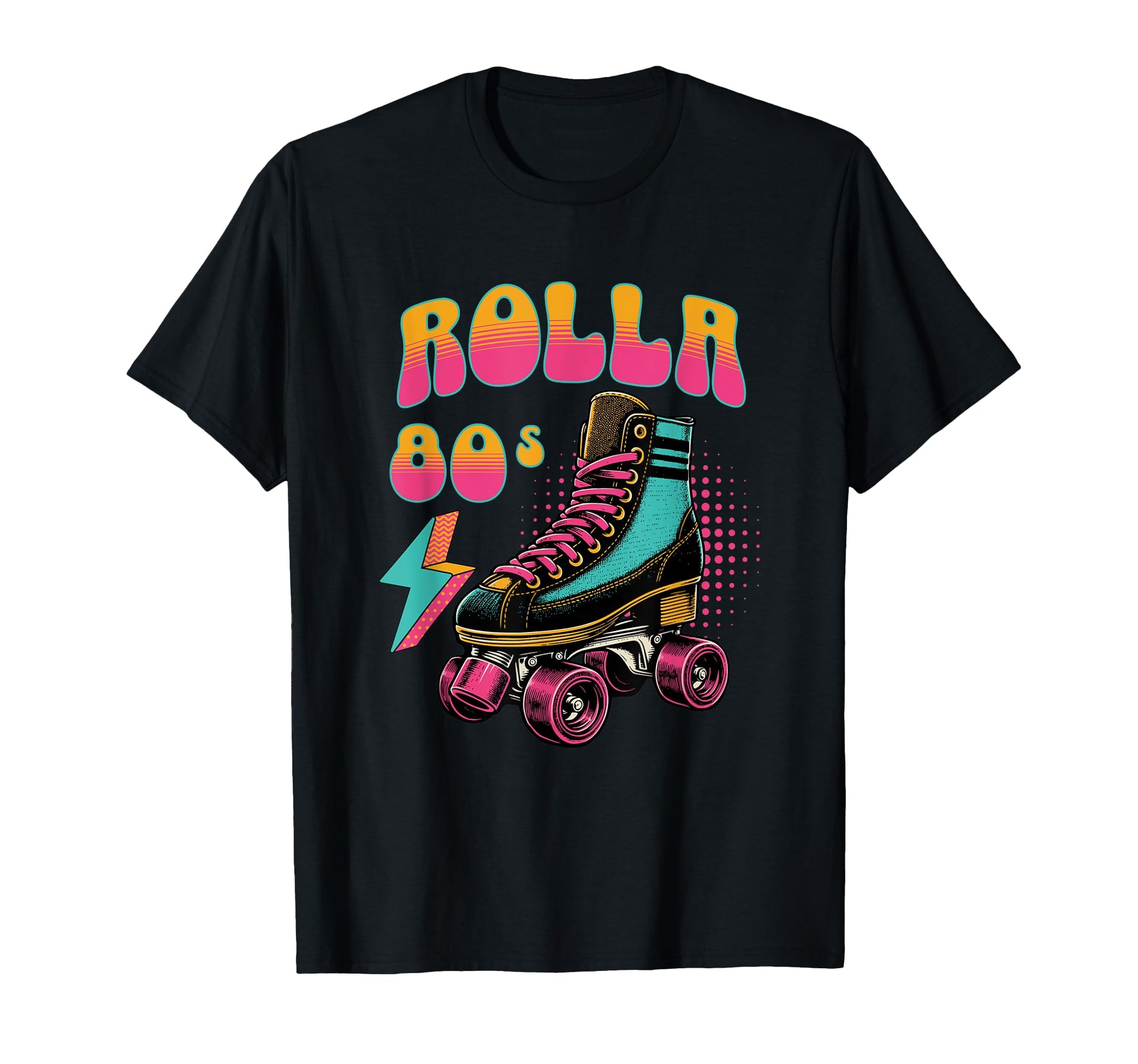 Rolla 80S Rollerskating Vibe T-Shirt - Casual Everyday Wear for Adults - T-Shirt, Sweatshirt, Hoodie