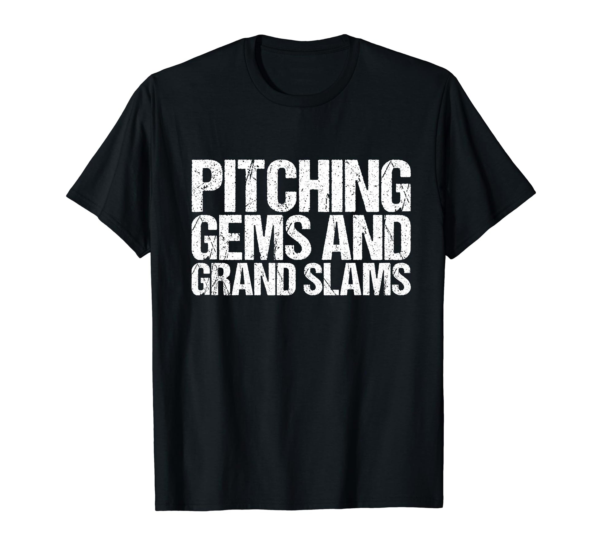 Pitching Gems And Grand Slams Funny T-Shirt - Streetwear Style for Adults - T-Shirt, Sweatshirt, Hoodie