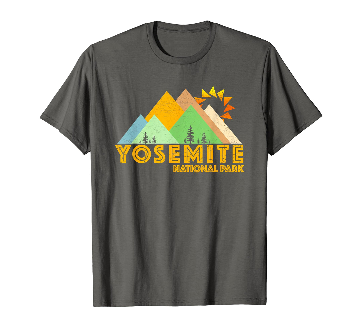 Yosemite National Park Mountains T-Shirt - Fun Novelty Design Unisex - T-Shirt, Sweatshirt, Hoodie