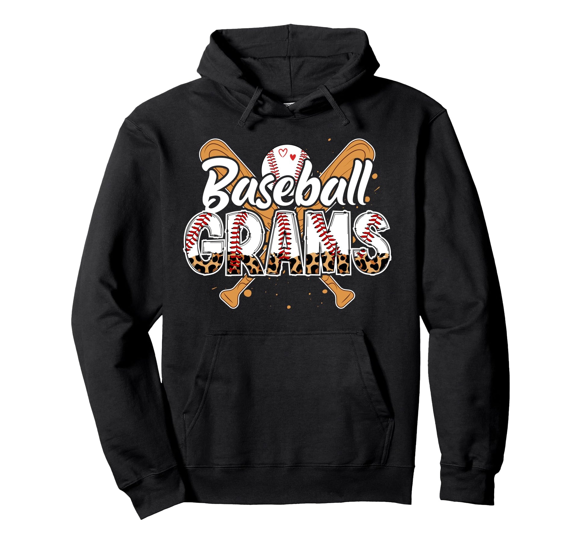 Baseball Grams Leopard Grams Baseball Hoodie - Unique Graphic Unisex - T-Shirt, Sweatshirt, Hoodie