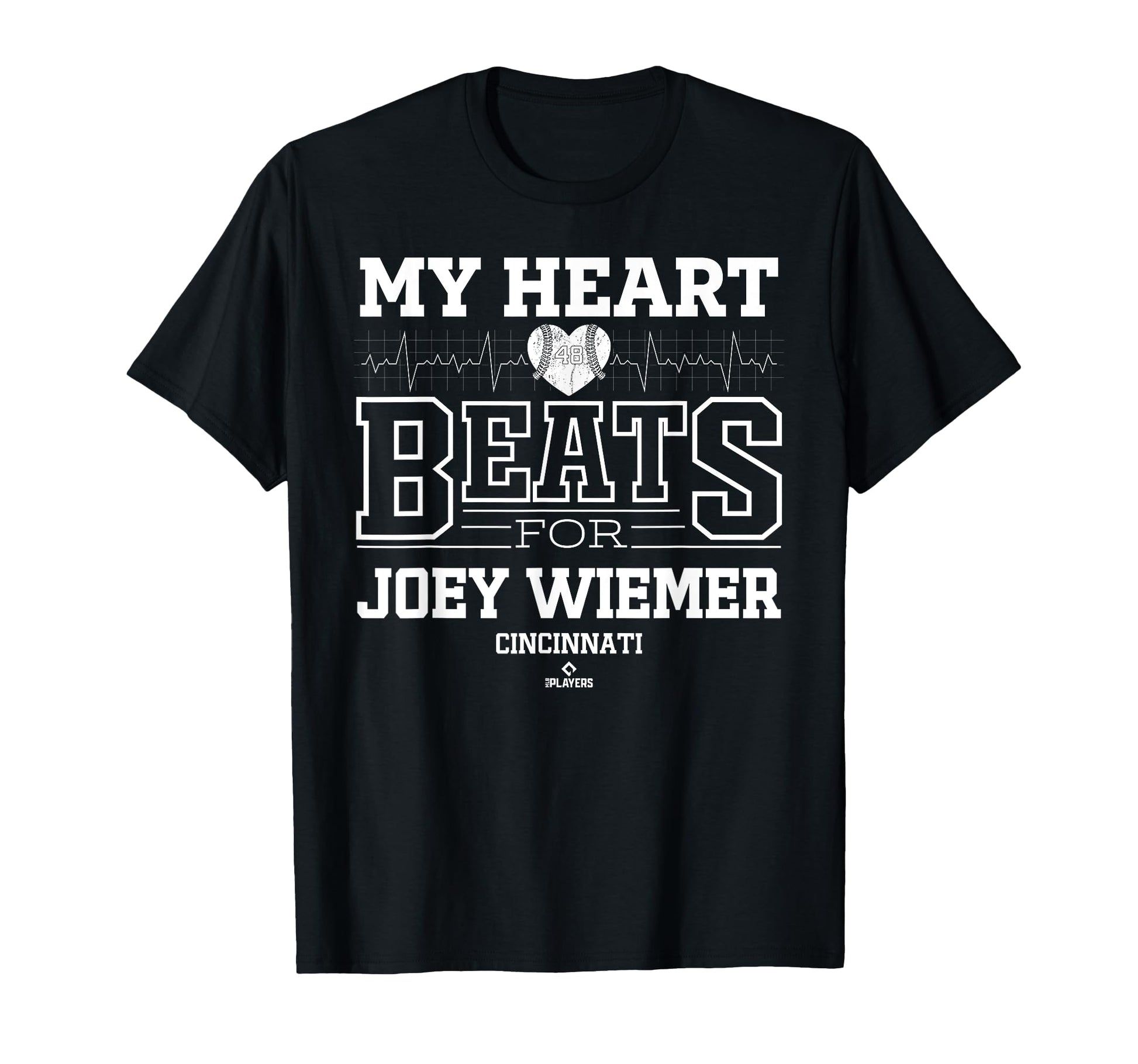 My Heart Beats Joey Wiemer Cincinnati T-Shirt - Unique Graphic Men Women - T-Shirt, Sweatshirt, Hoodie