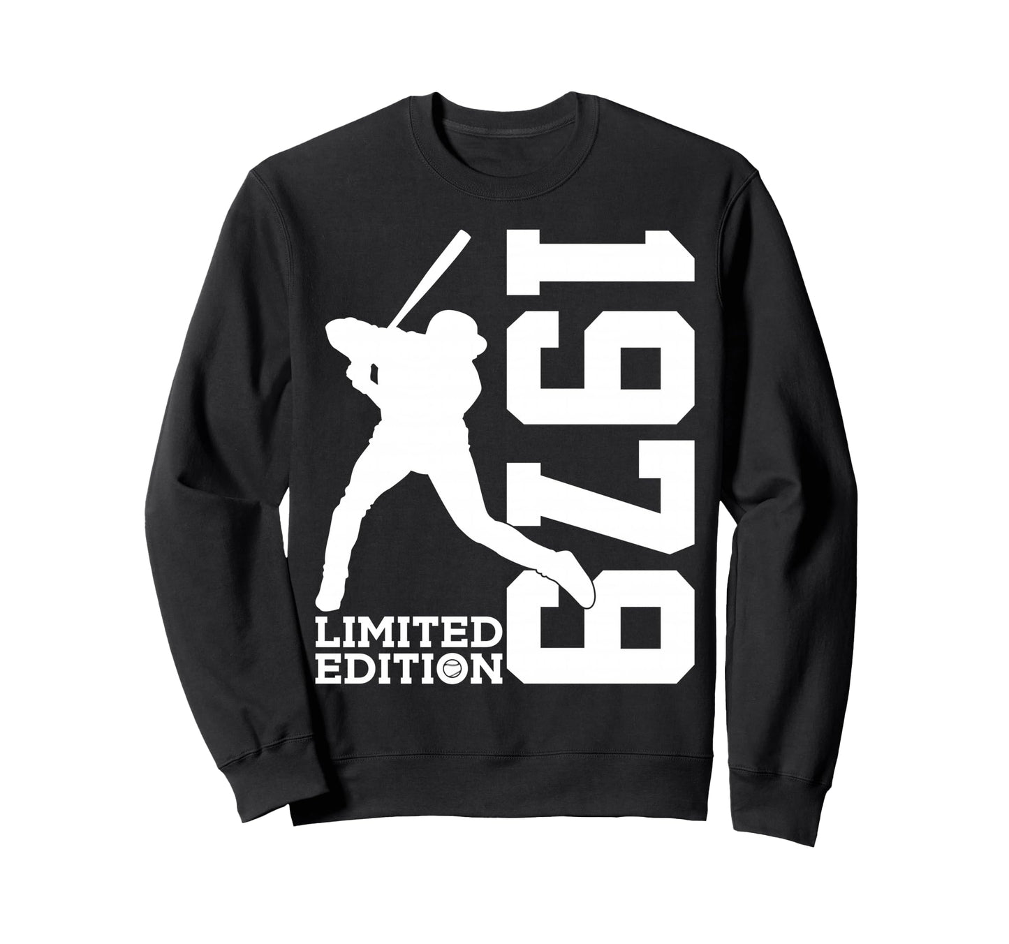 47Th Birthday Baseball 1979 Sweatshirt - Trendy Graphic for Adults - T-Shirt, Sweatshirt, Hoodie