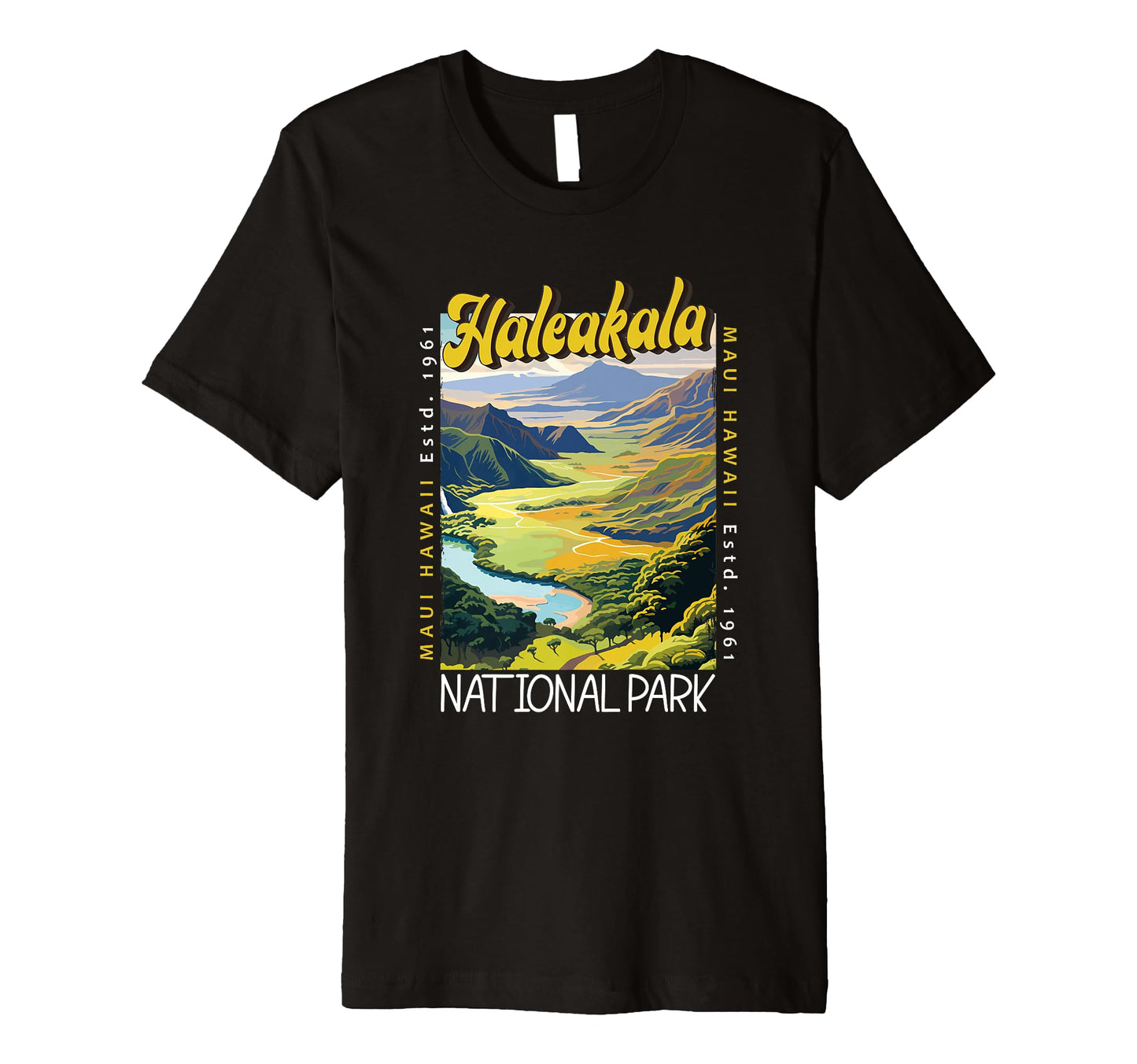 Haleakala National Park Illustration T-Shirt - Graphic Print for Adults - T-Shirt, Sweatshirt, Hoodie