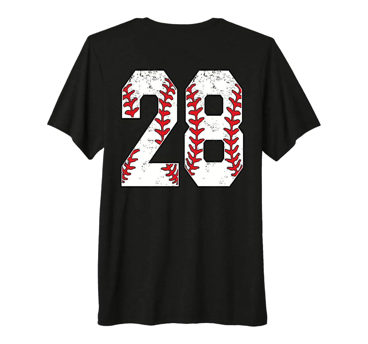 Number 28 Baseball Jersey Number 28 T-Shirt - Trendy Graphic for Adults - T-Shirt, Sweatshirt, Hoodie